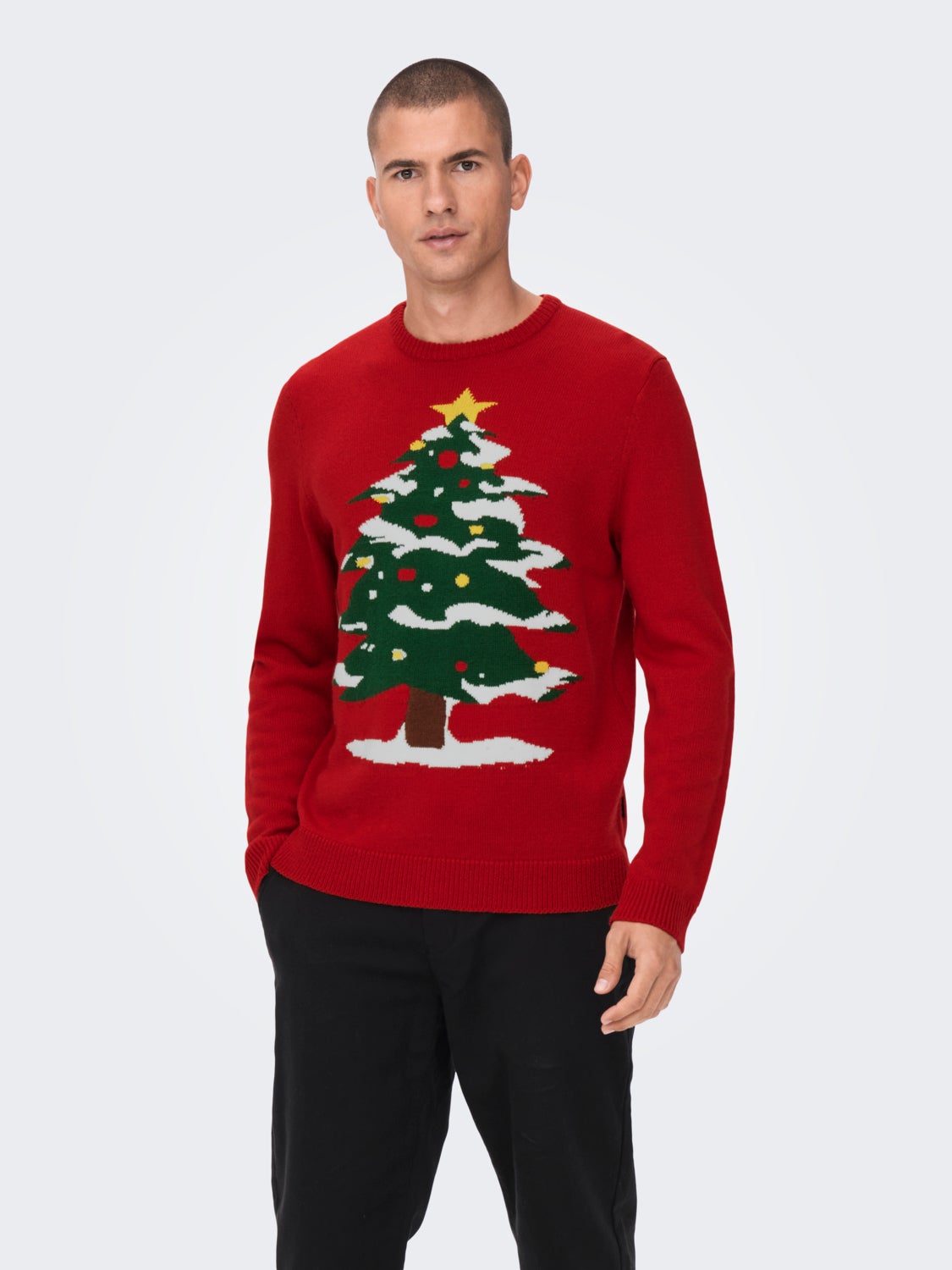 Christmas knitted pullover