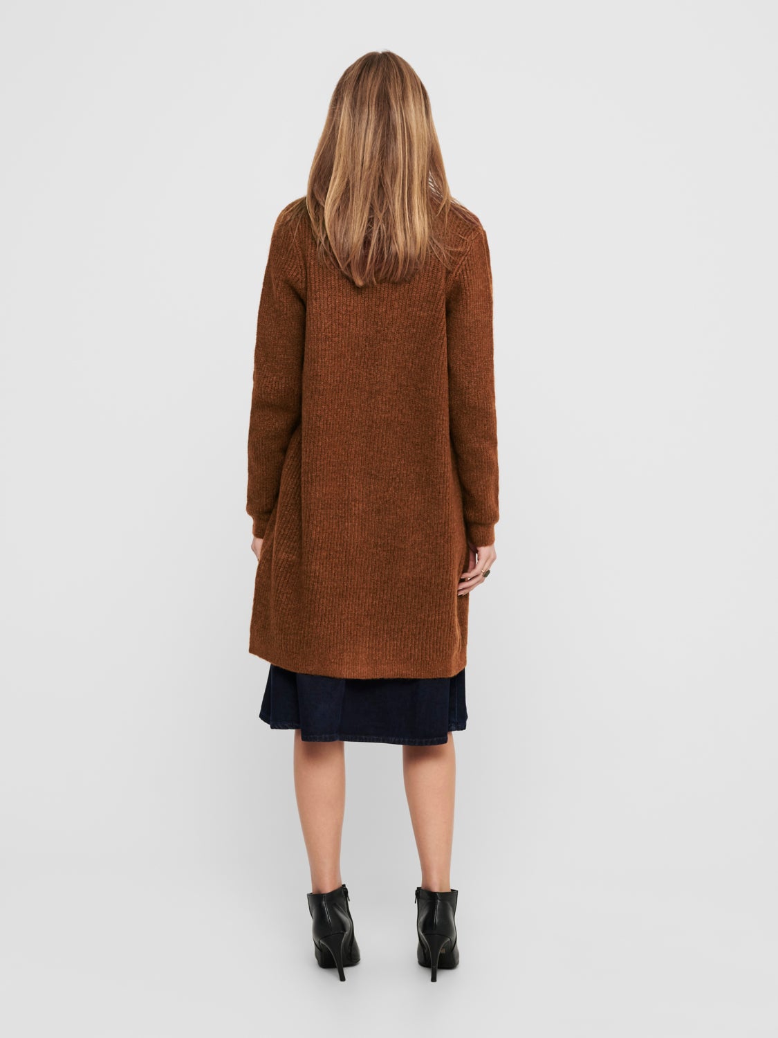 long knit cardigan with pockets