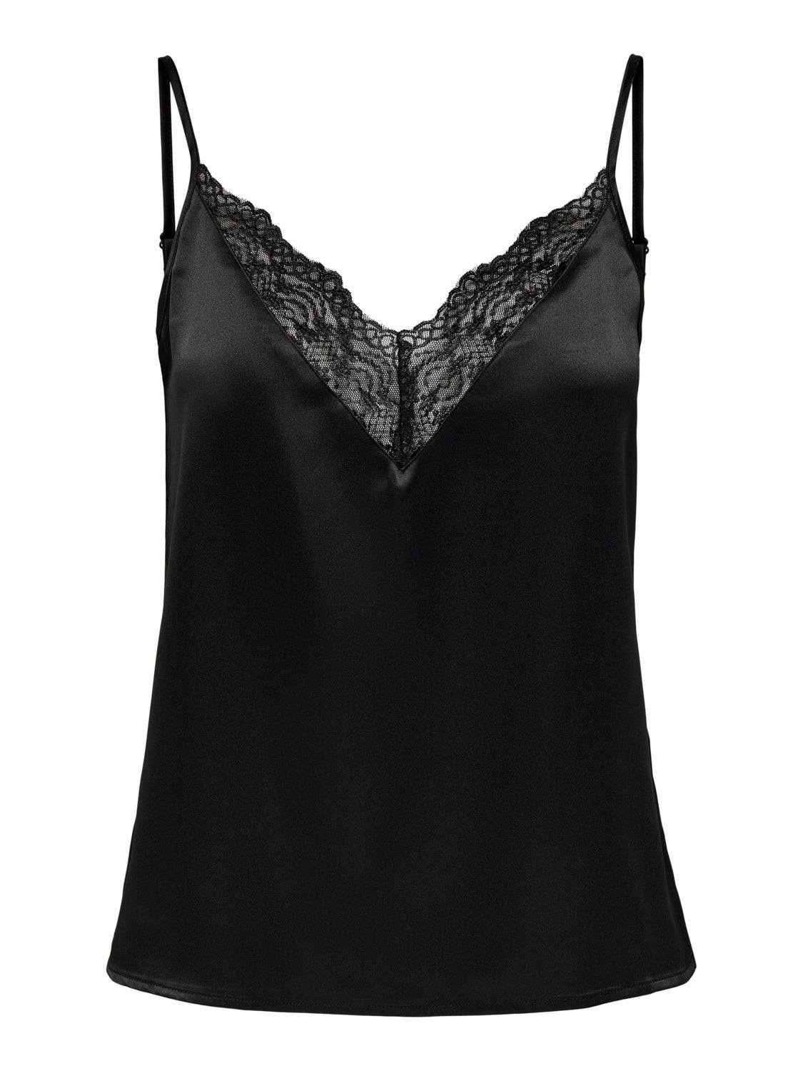 Singlet Top With Lace Details