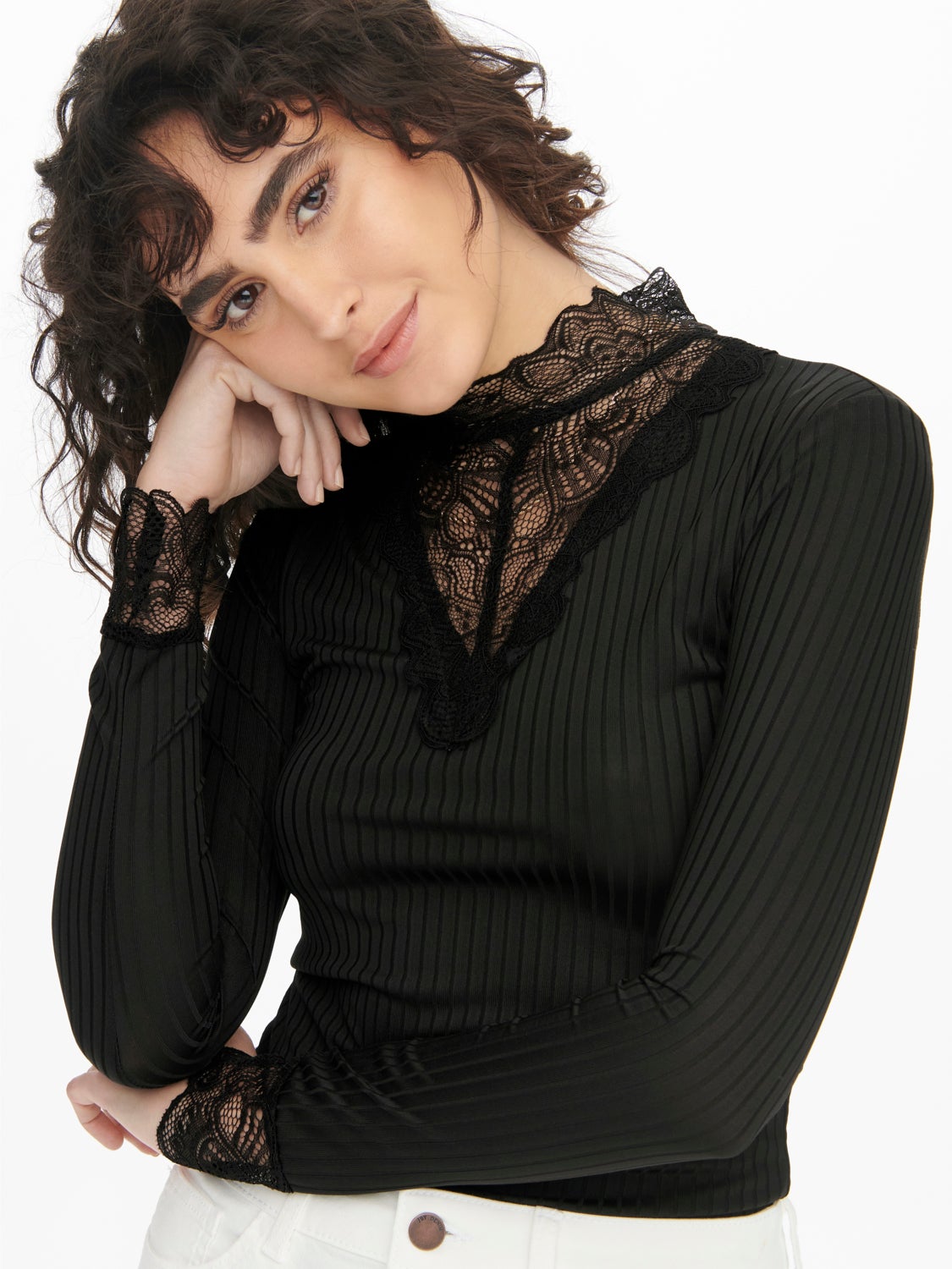 Lace Long Sleeved Top