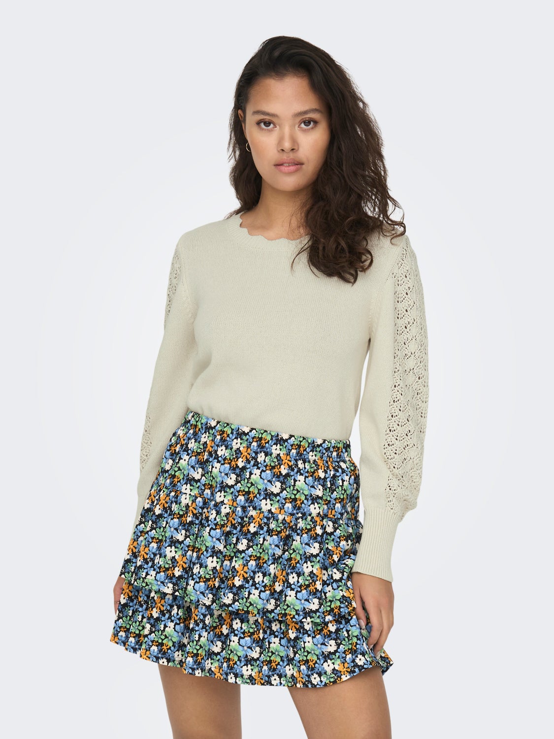 O-Neck High cuffs Pullover