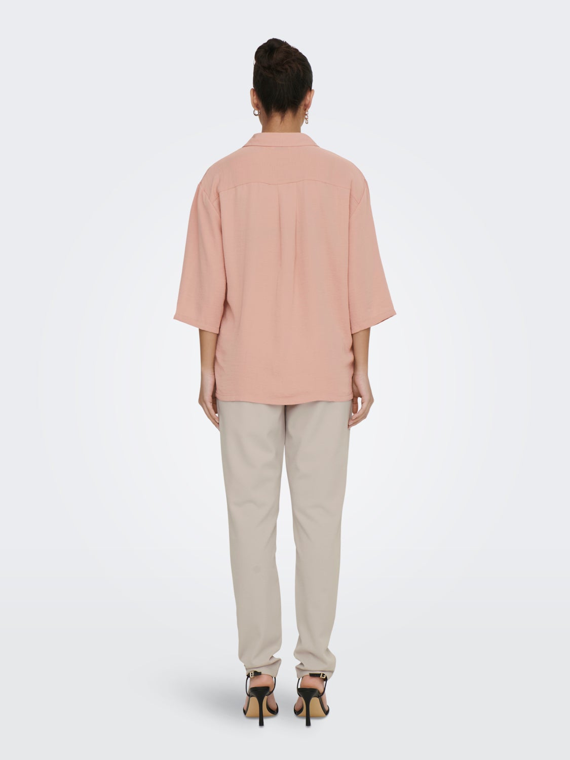 Loose Fit 3/4-Sleeves Shirt
