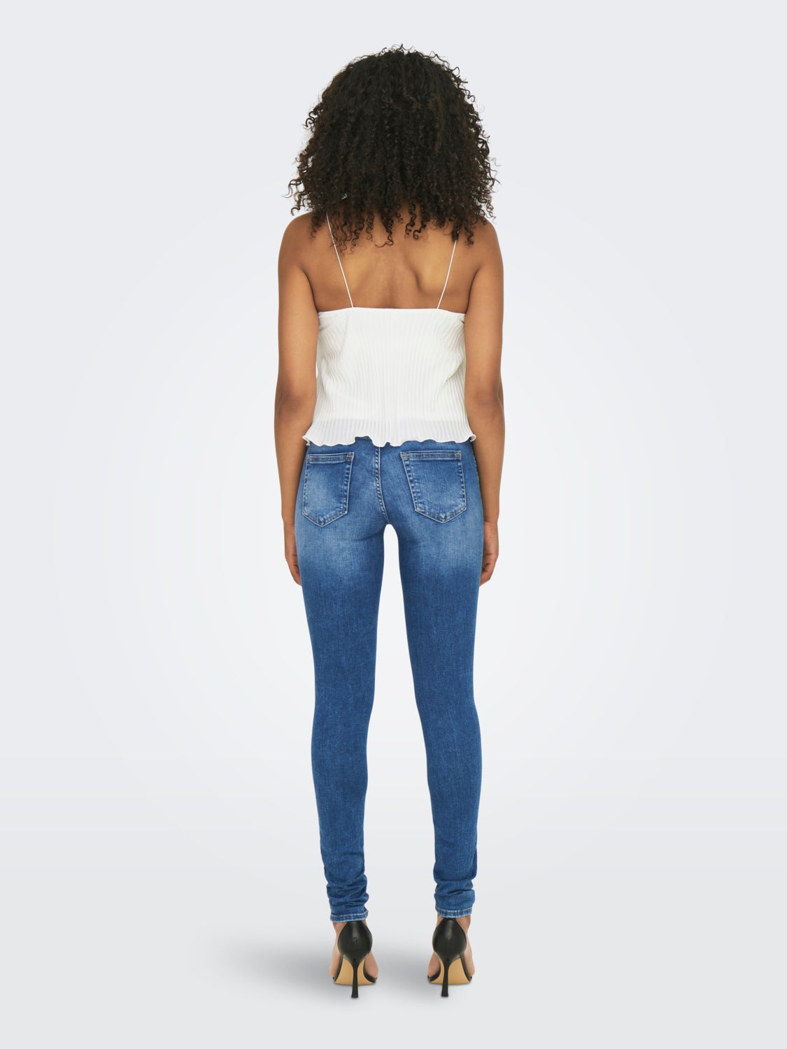 V-neck top with frill