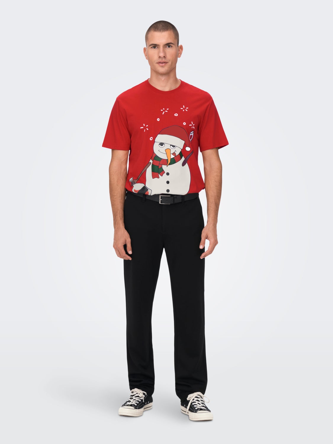 T-shirt with christmas print