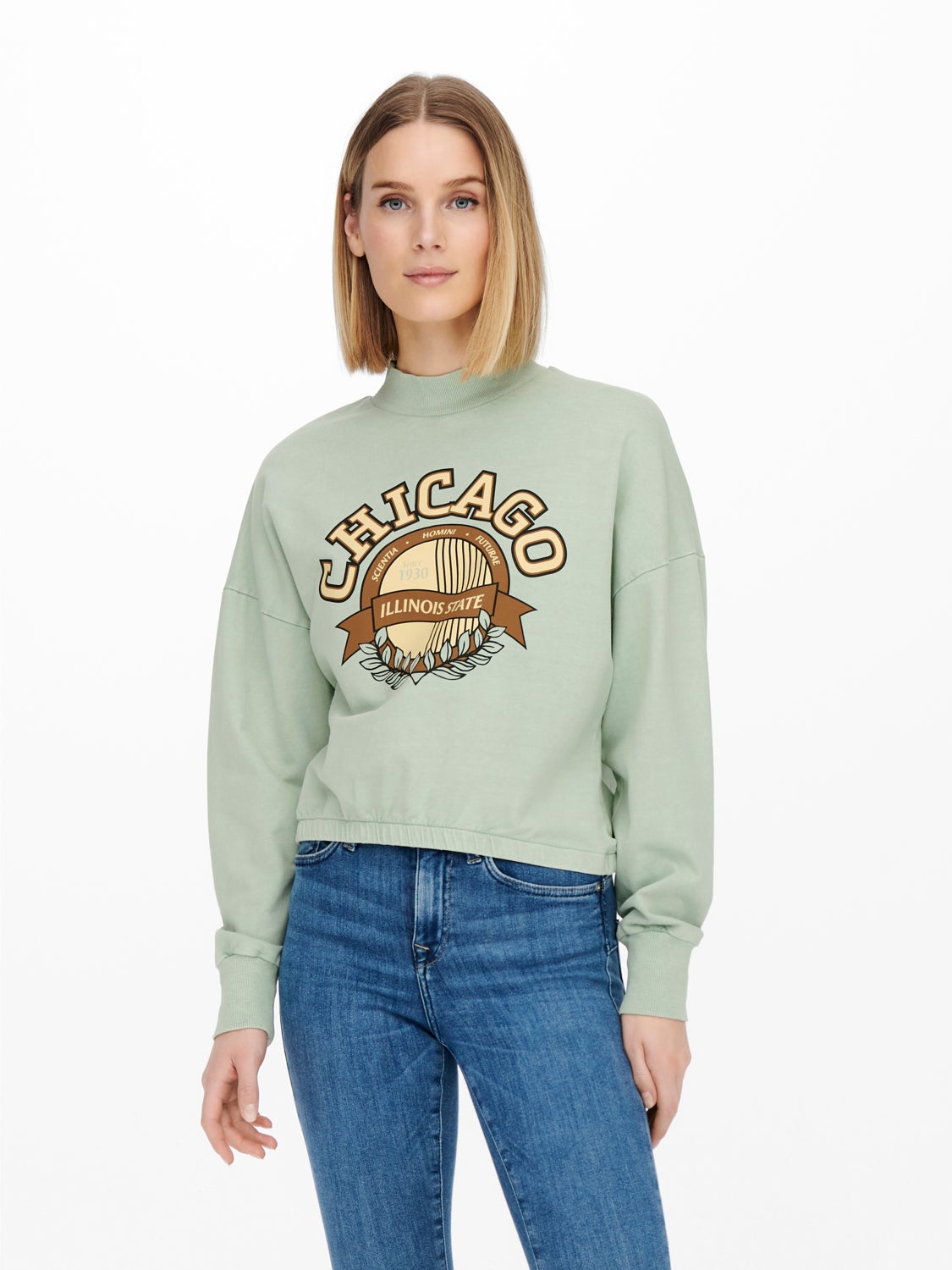 High neck Sweatshirt