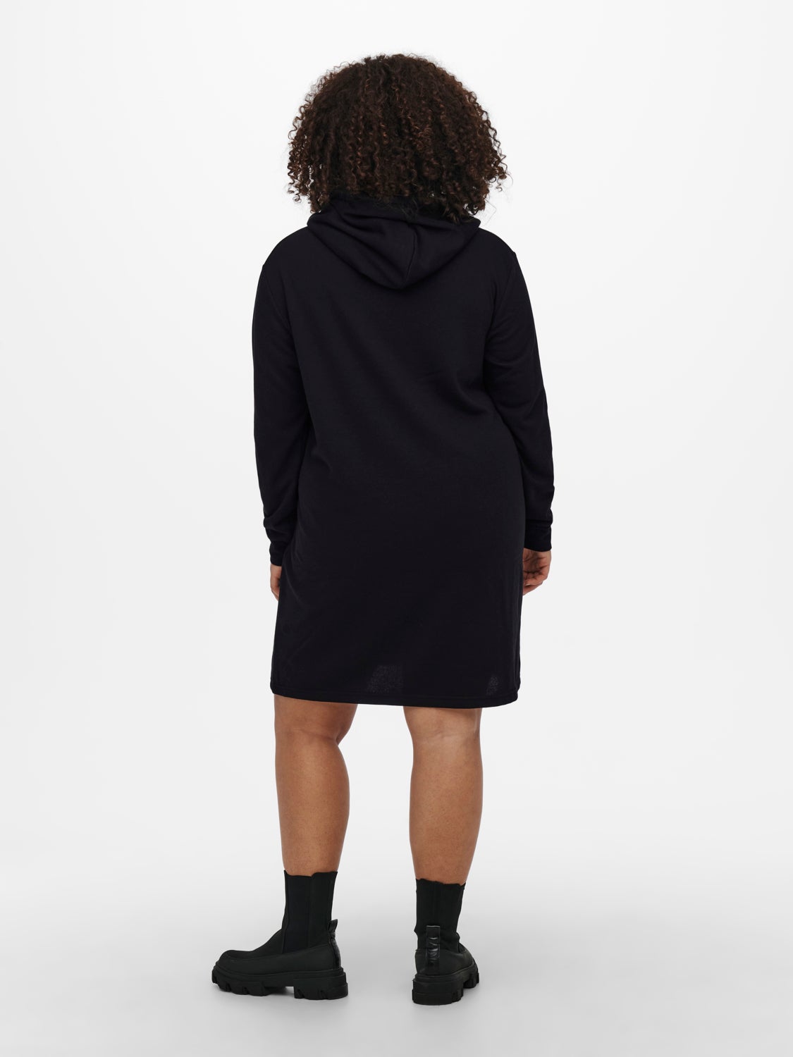 Curvy hooded sweat Dress
