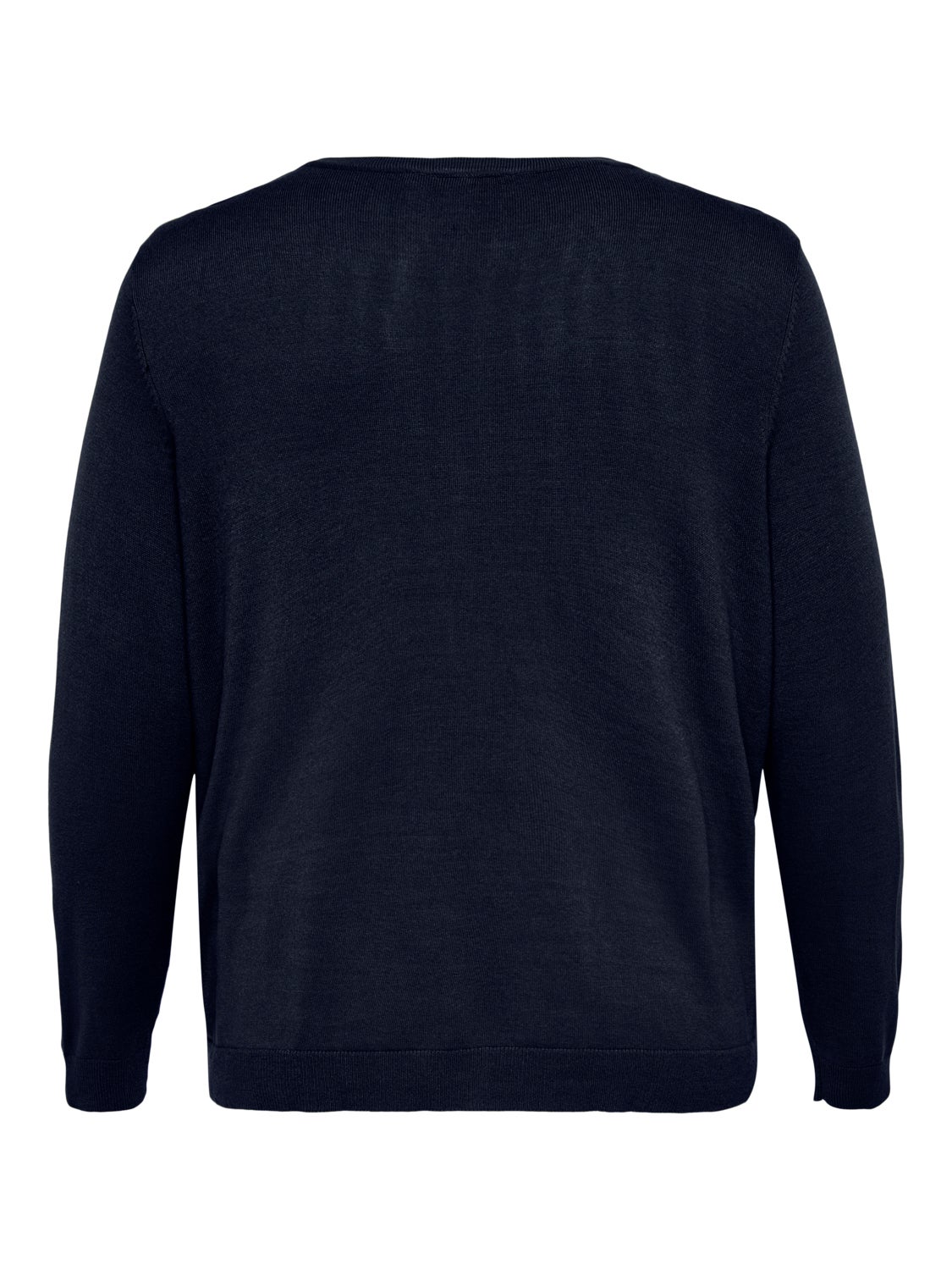 Curvy Solid Knitted Cardigan