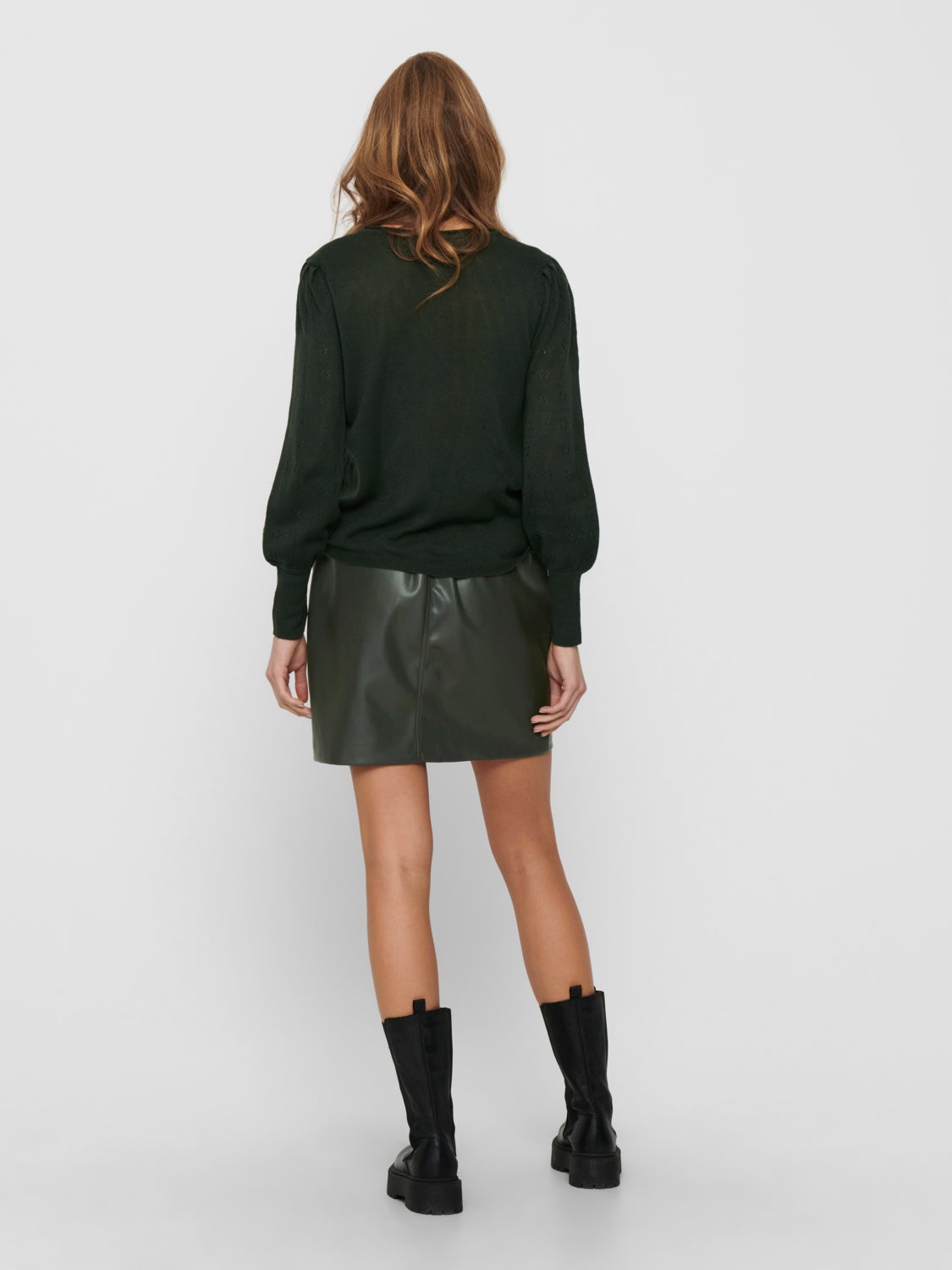 Solid colored Knitted Pullover