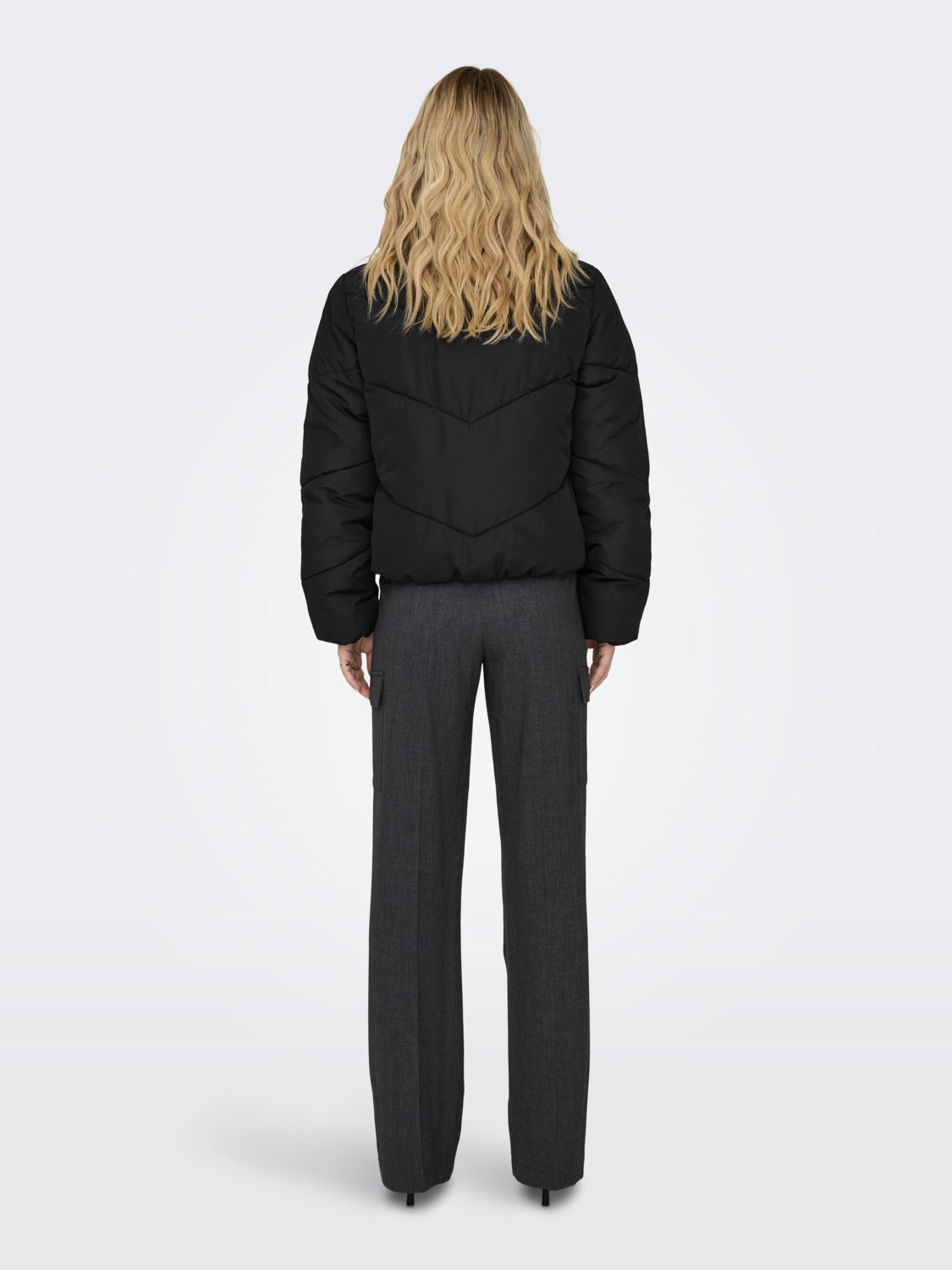 High neck puffer jacket