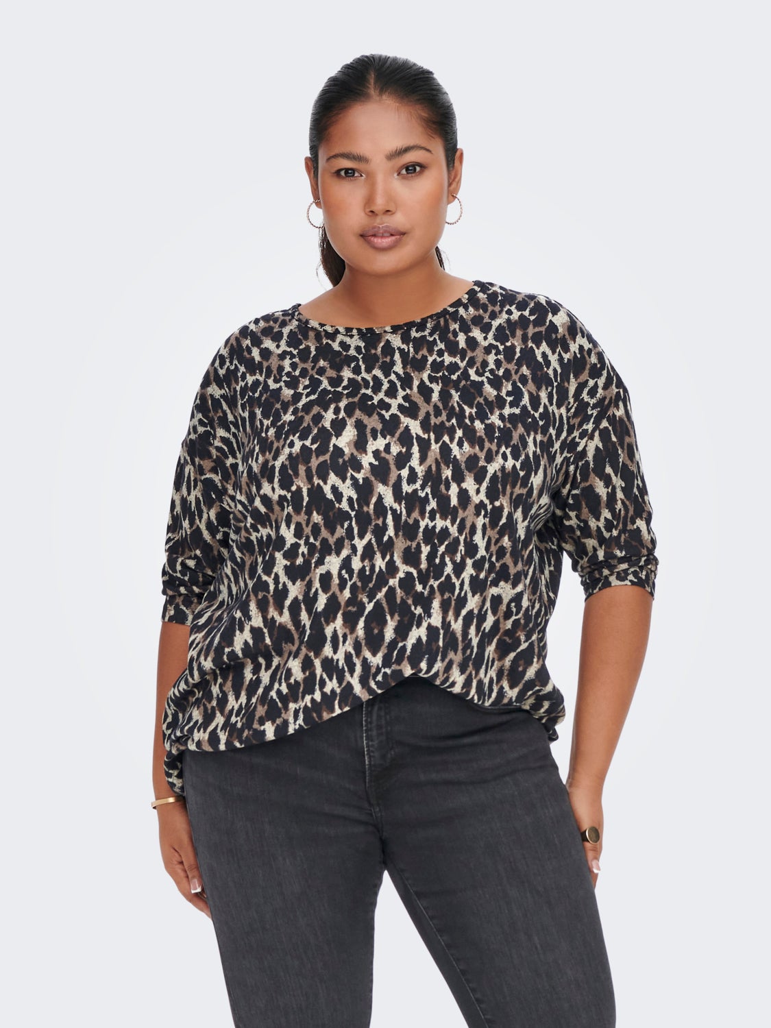 Curvy printed Top