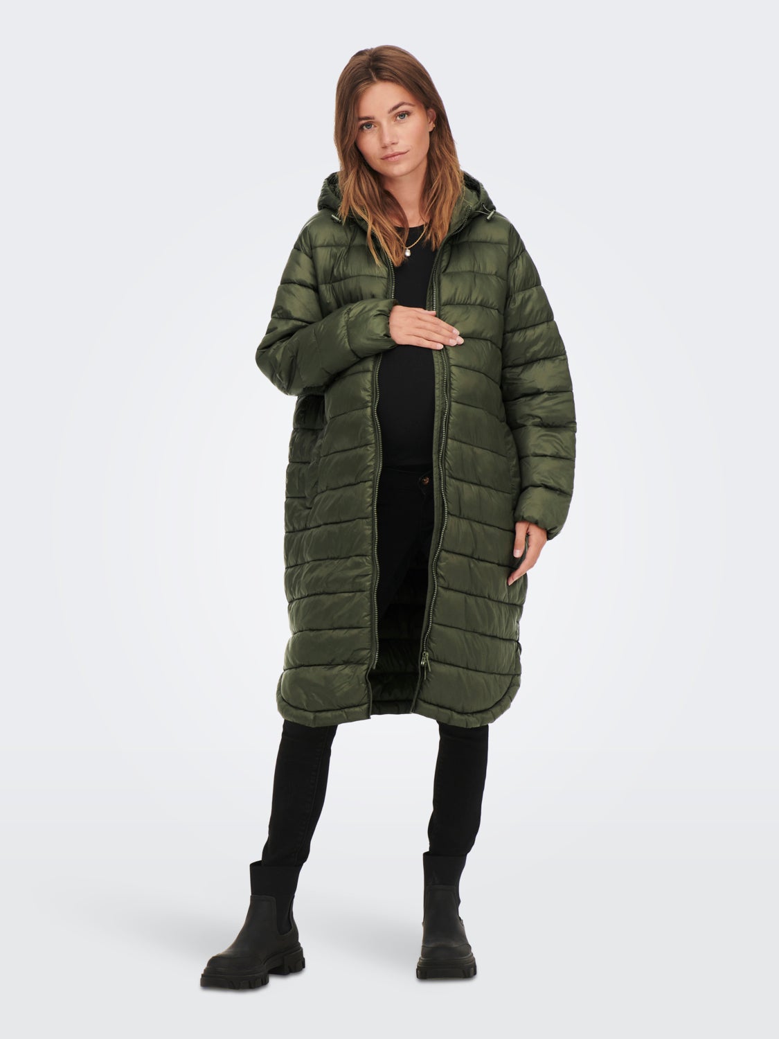 Mama quilted oversize Coat