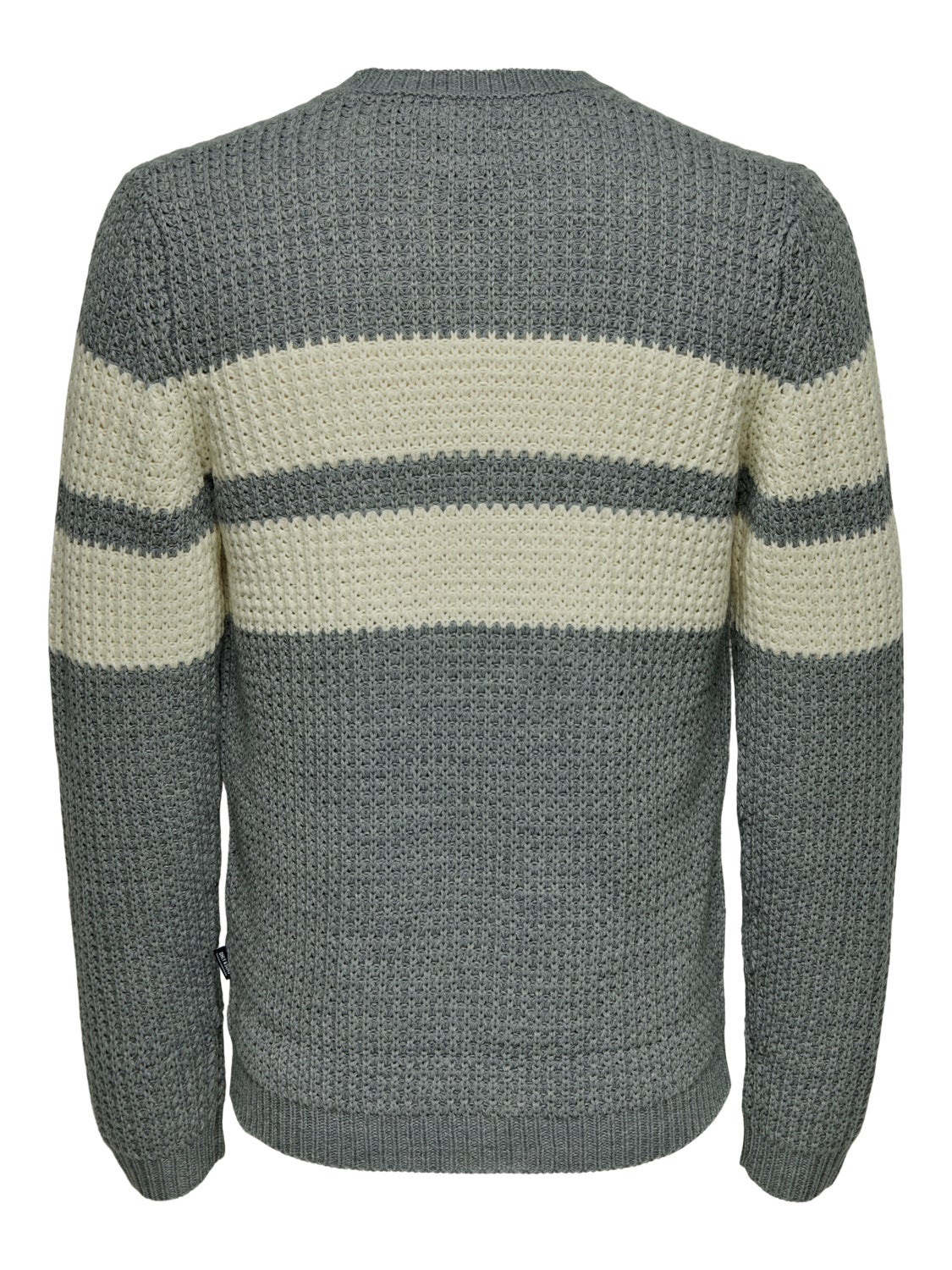 Textured knitted pullover