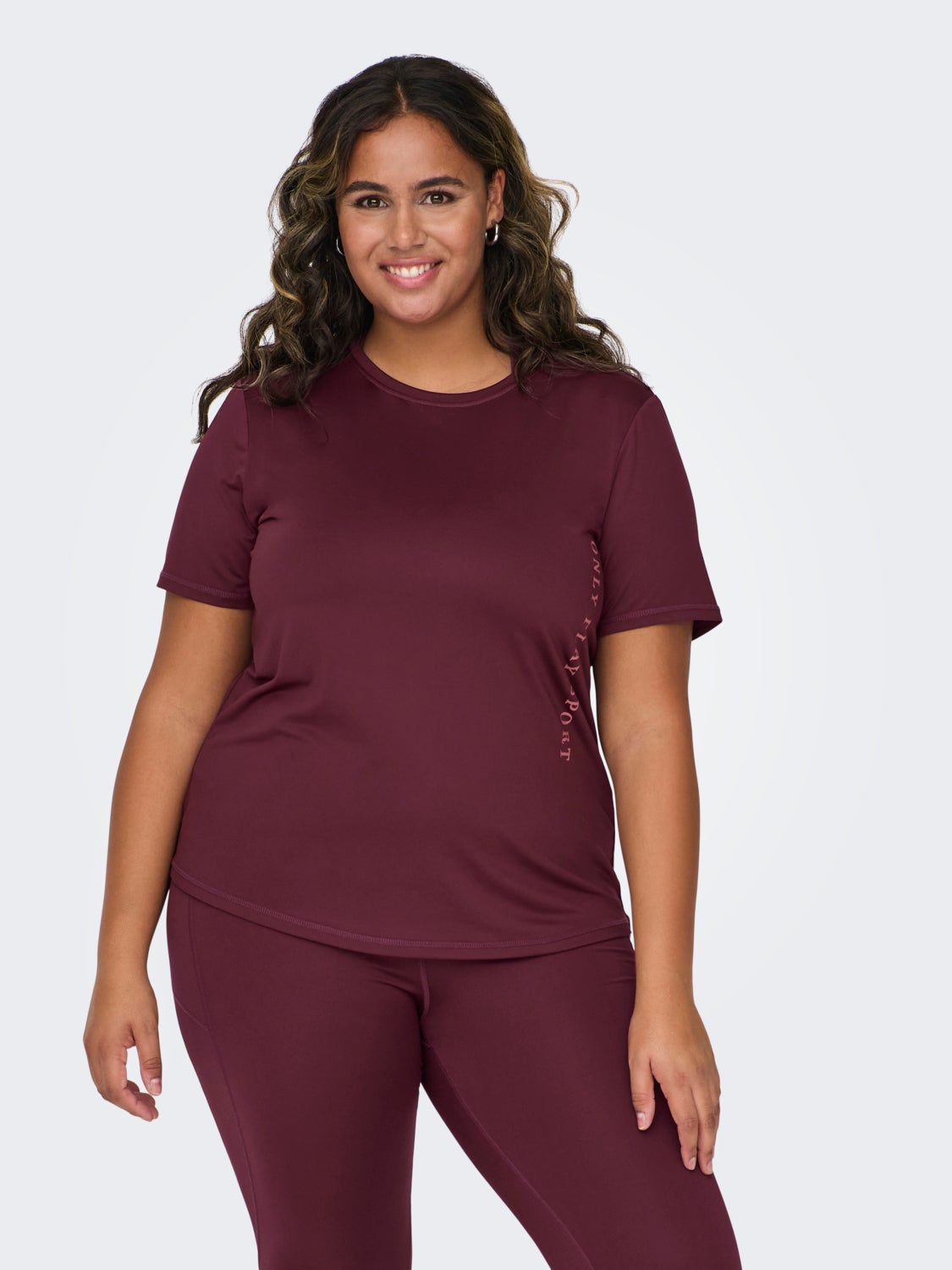 Curvy training t-shirt