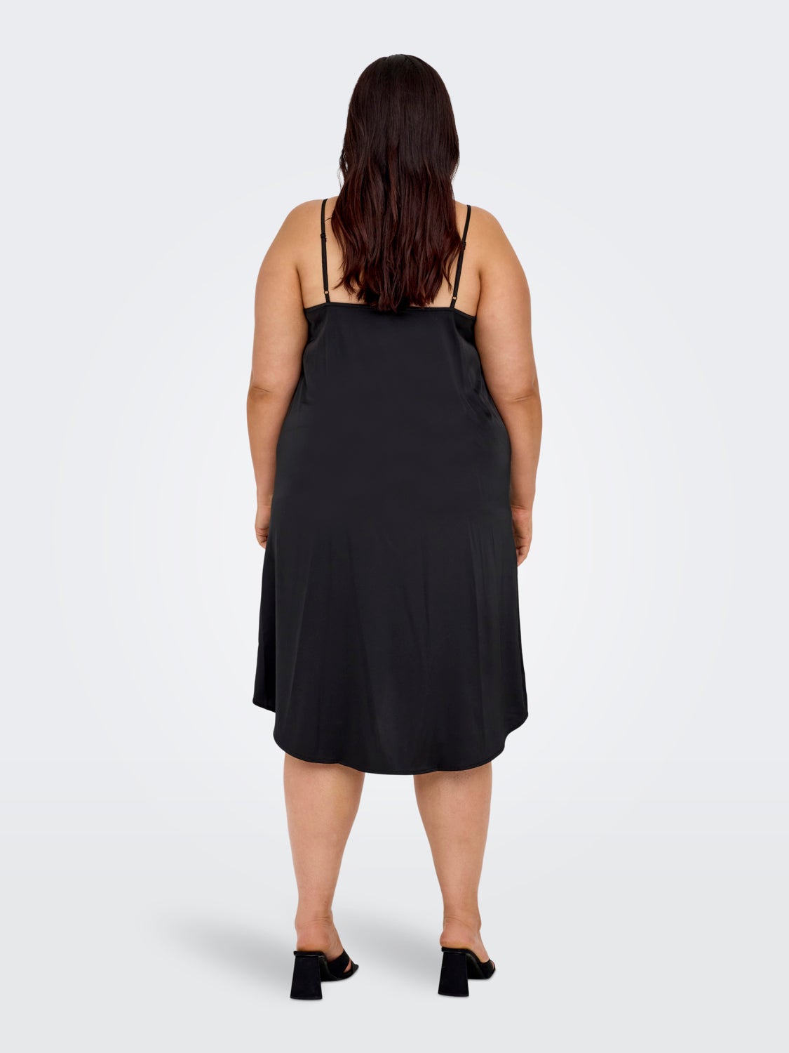 Curvy mini satin night dress