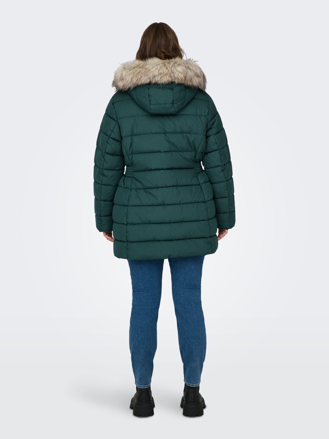 Curvy jacket with hood