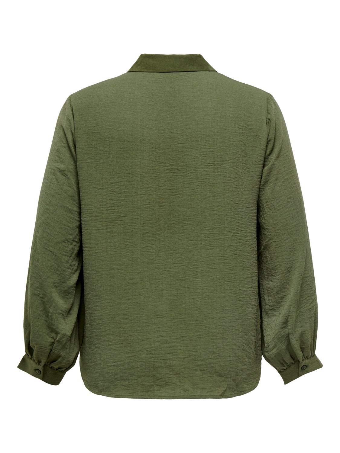 Curvy shirt with balloon sleeves