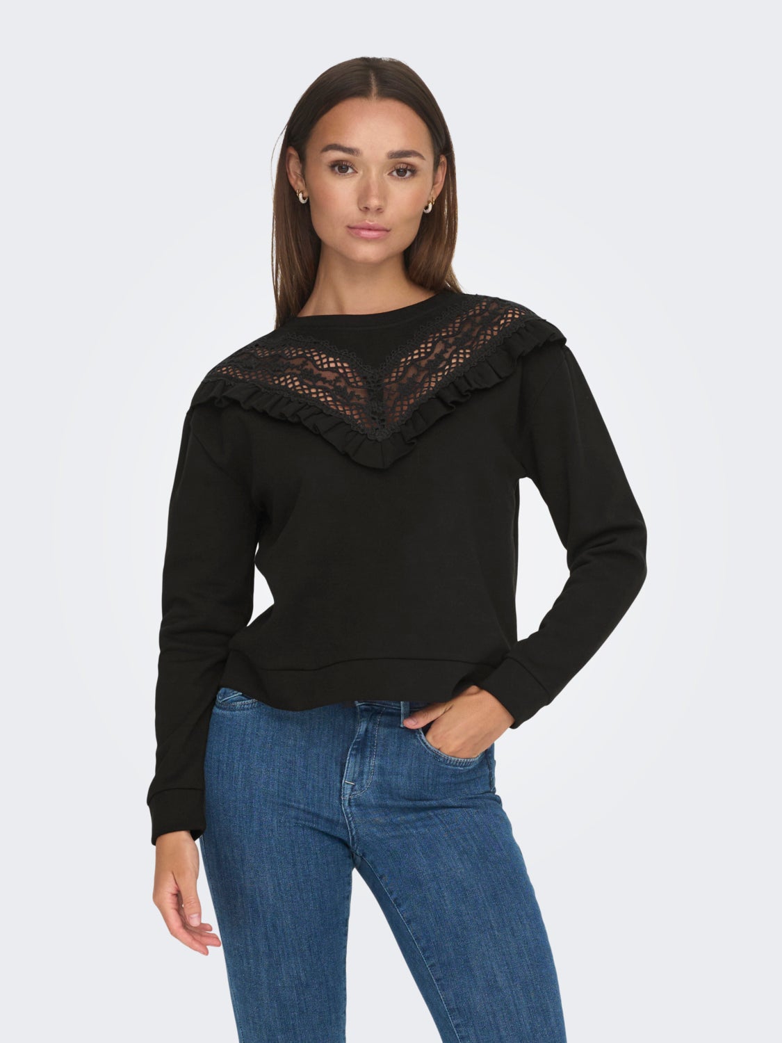 O-neck sweatshirt