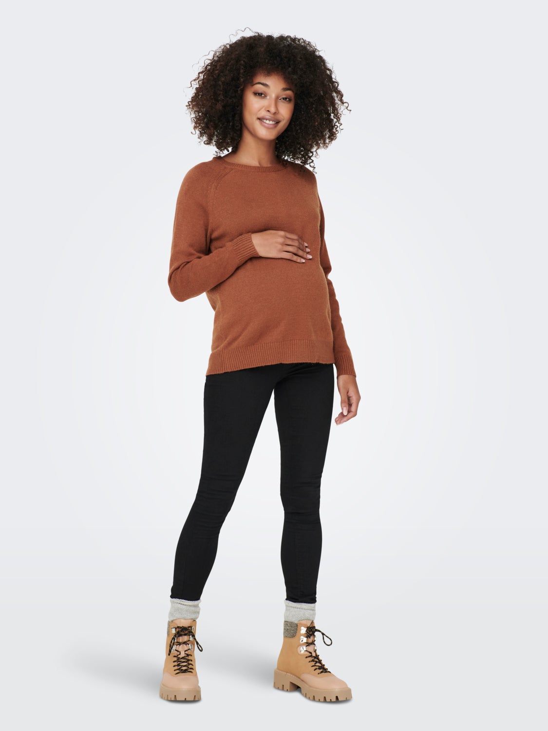 Mama loose fitted Knitted Pullover