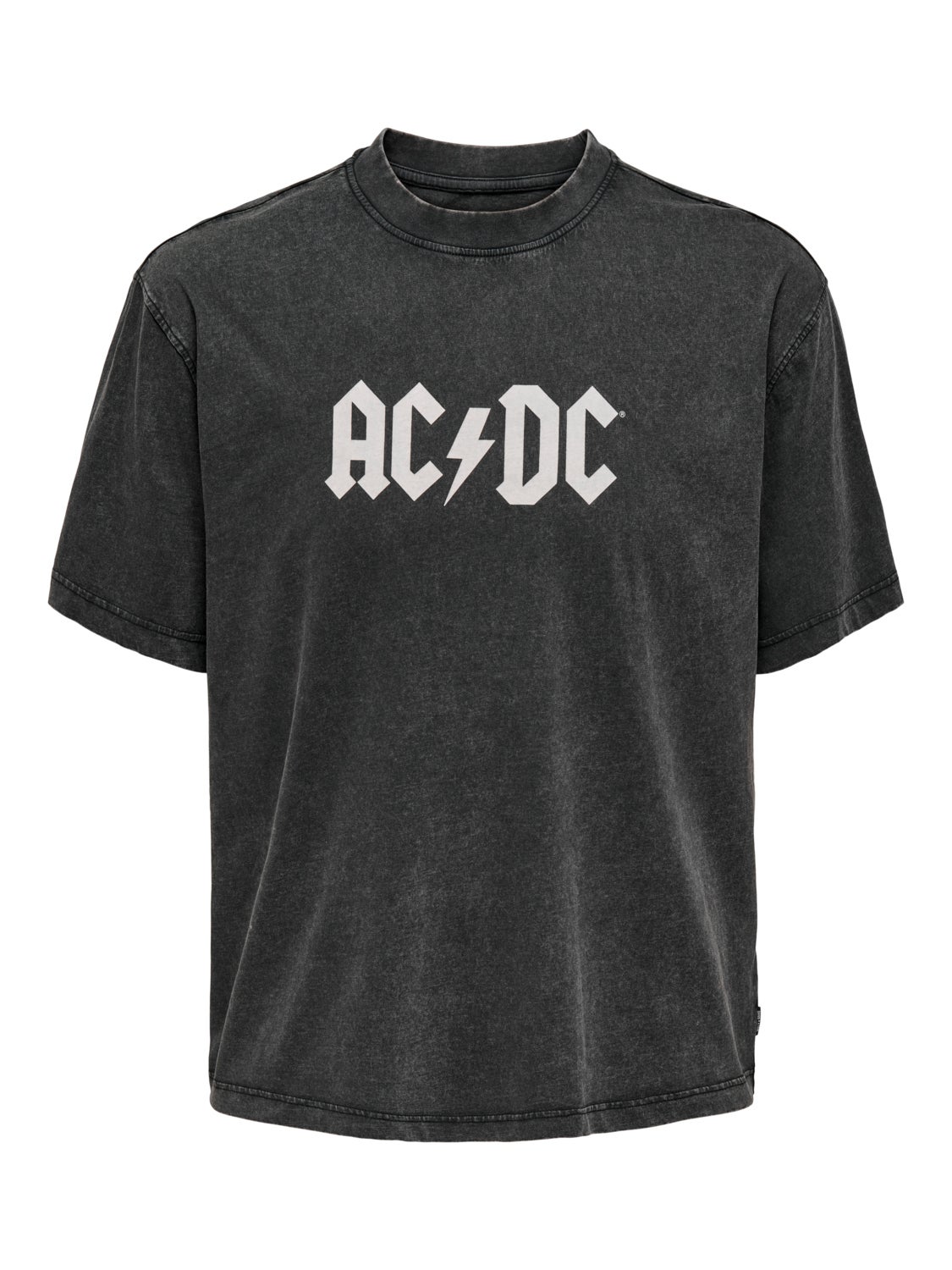 O-neck t-shirt with ACDC print