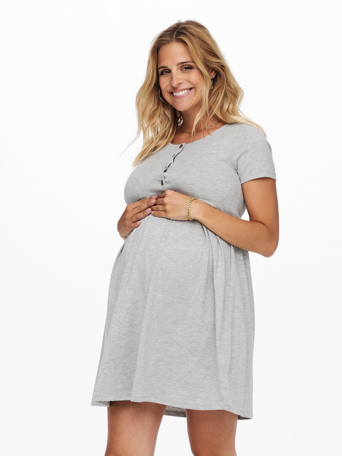 Mama solid colored Dress