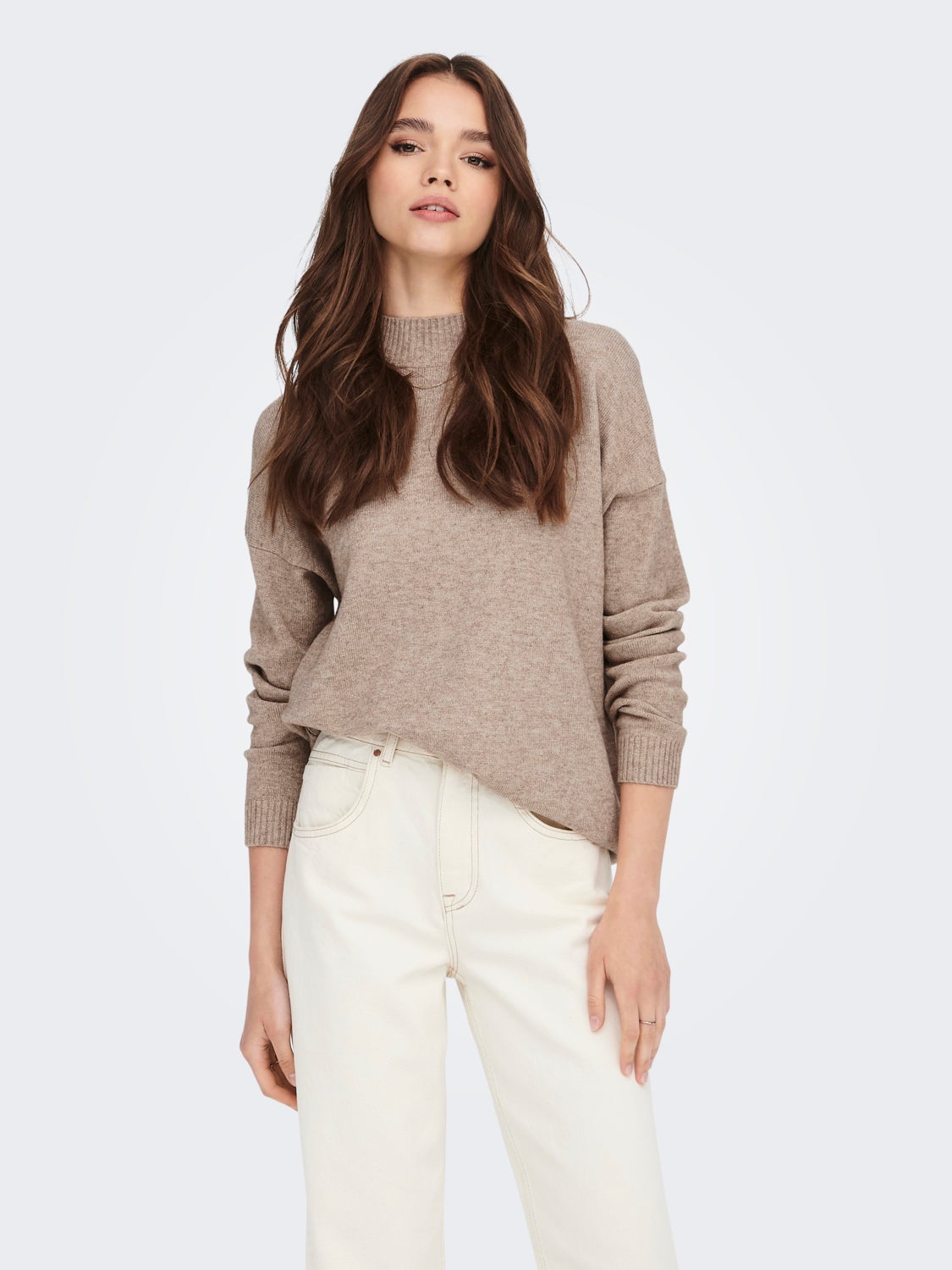 High neck Knitted Pullover