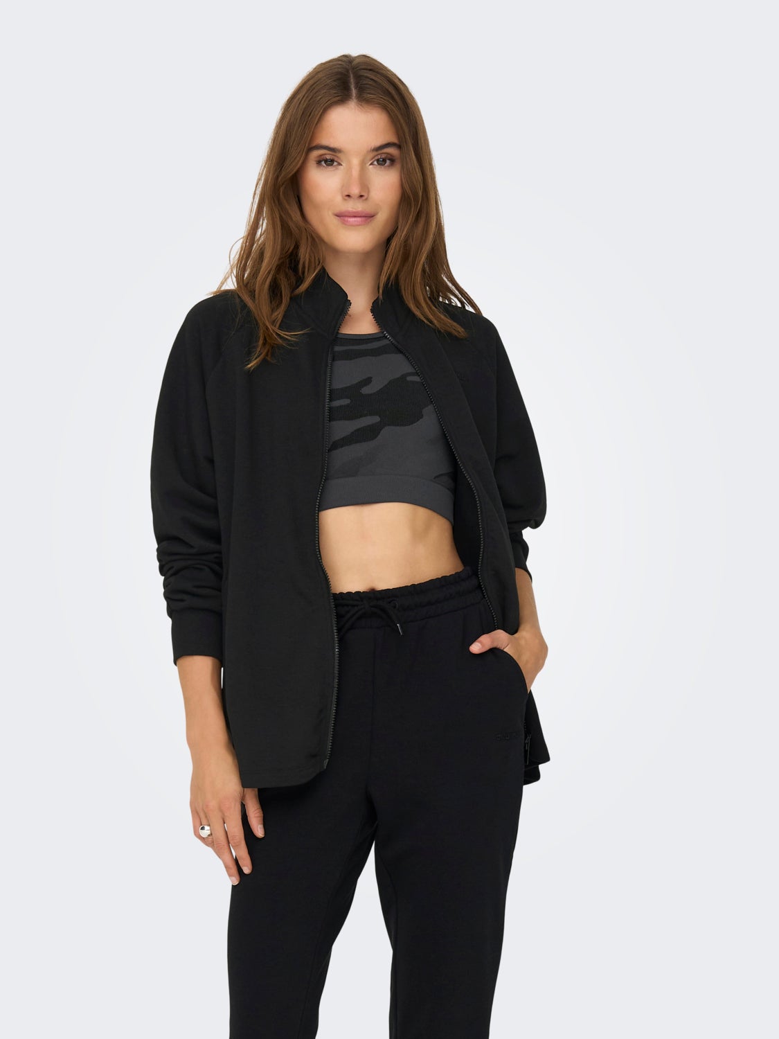 Curvy Training zip sweatshirt