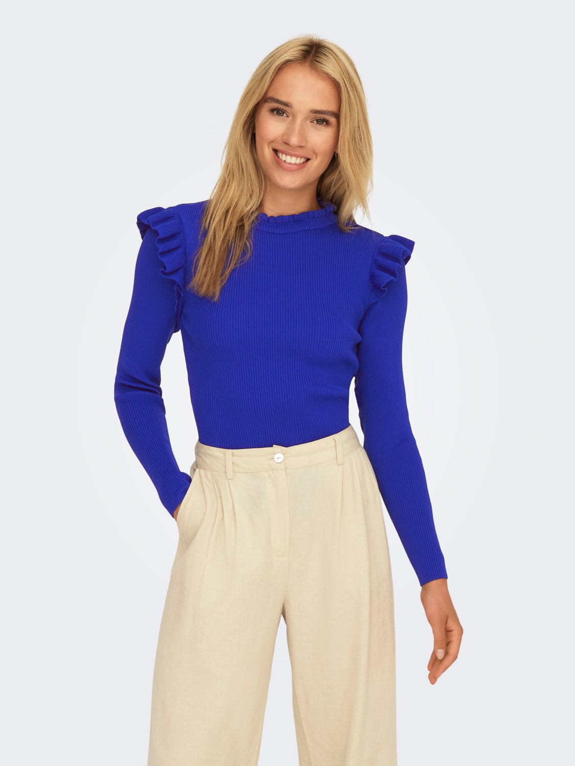 Frill Long Sleeved Top