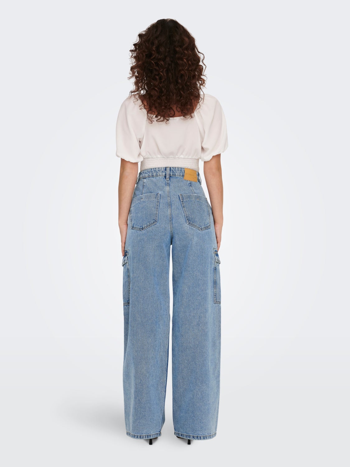ONLHOPE EX HW WIDE CARGO DNM JEANS ADD