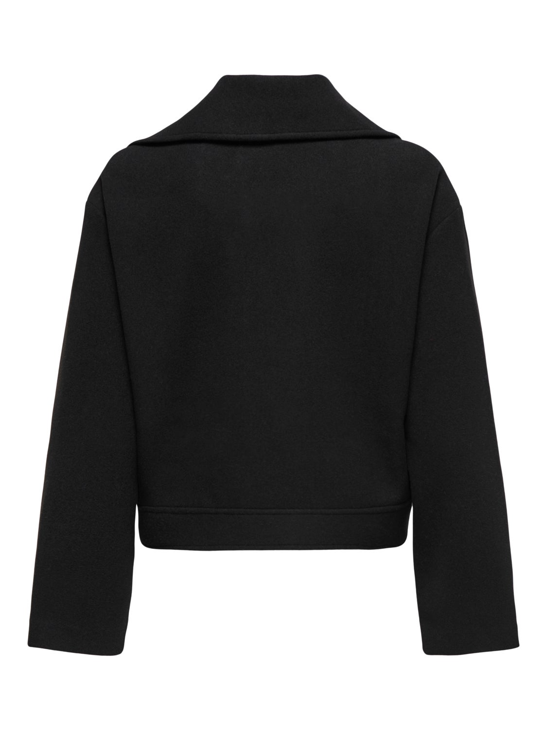 Leather look biker jacket