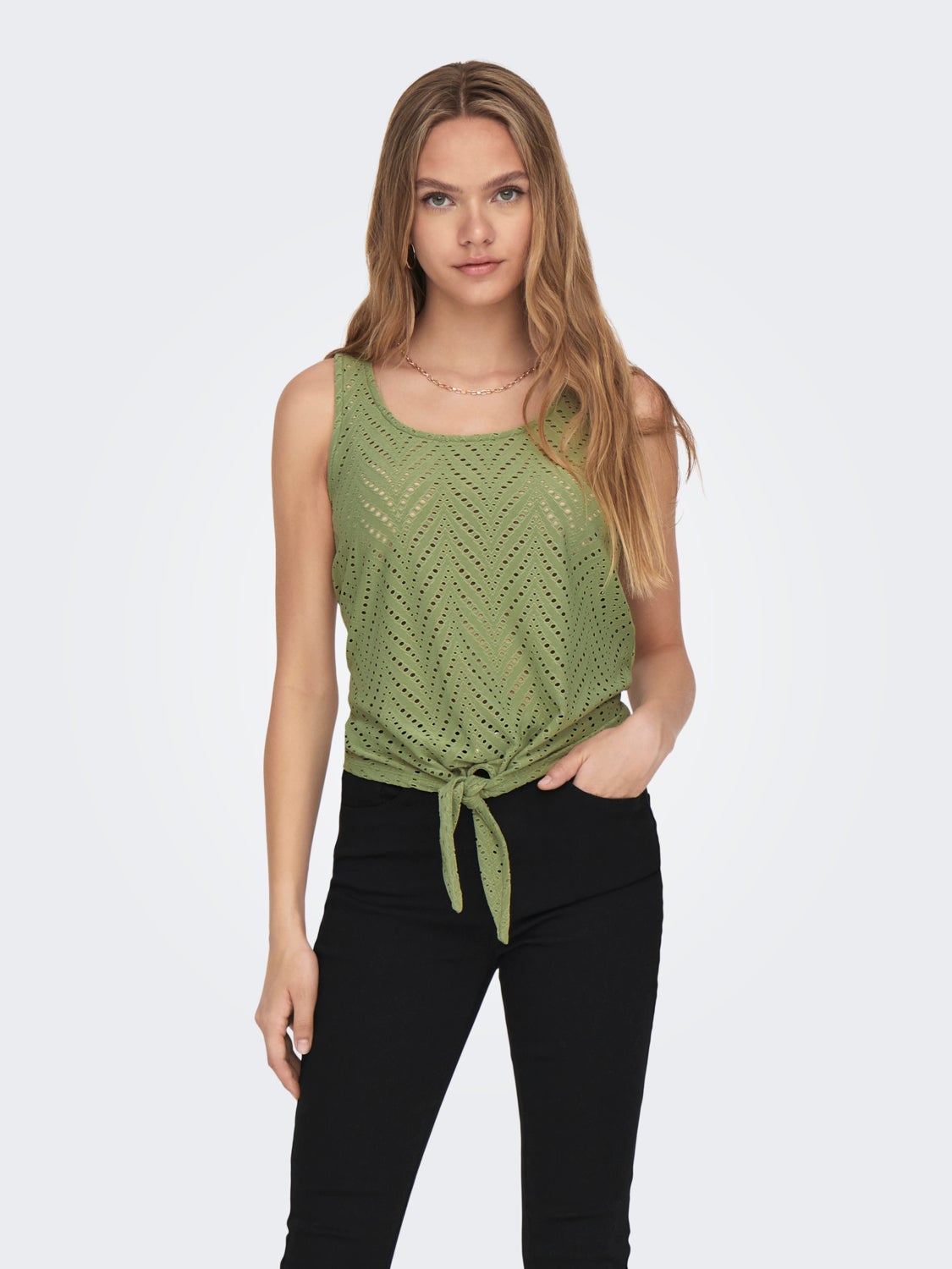 Knot Sleeveless Top