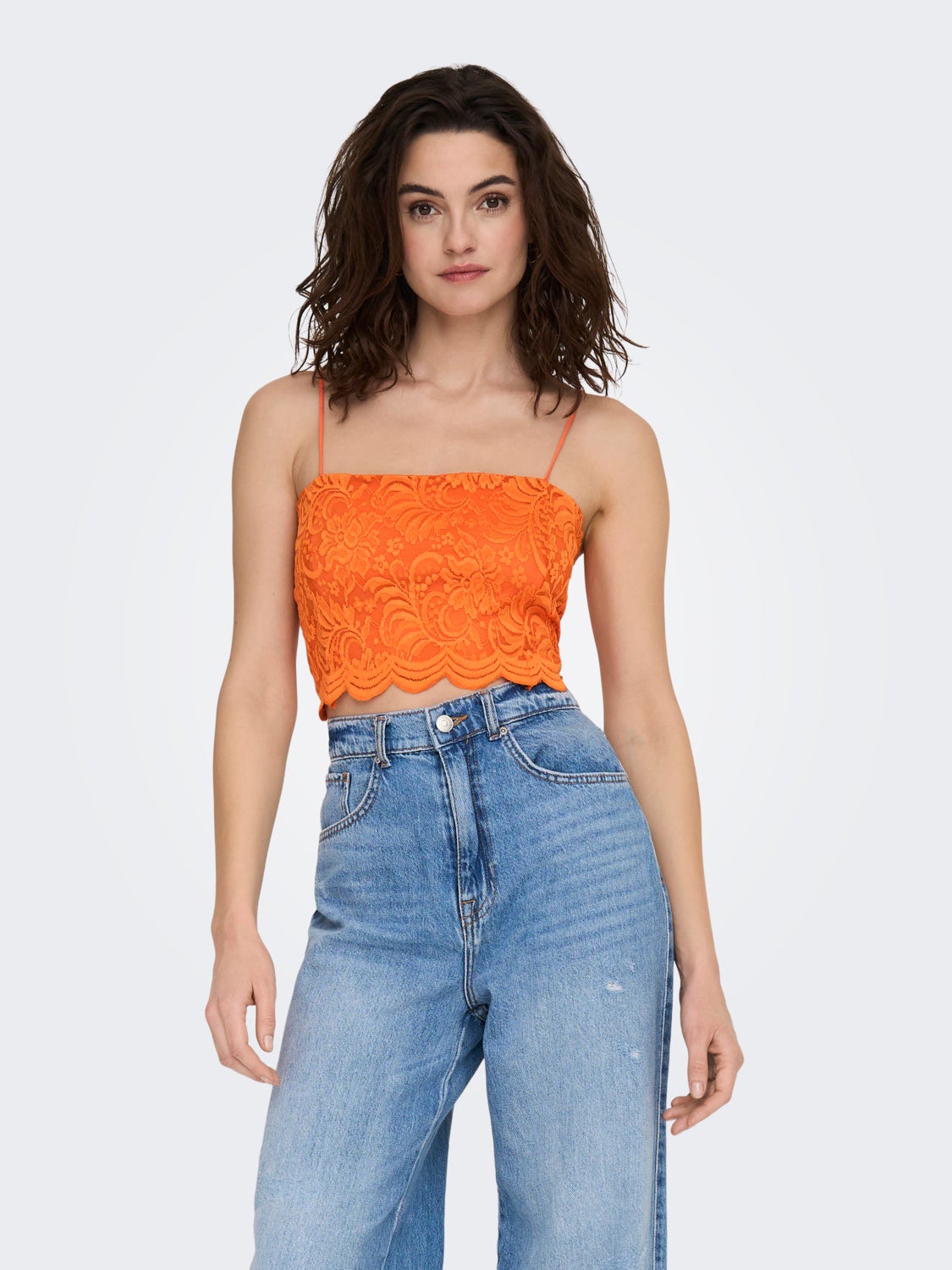 Cropped Lace Top