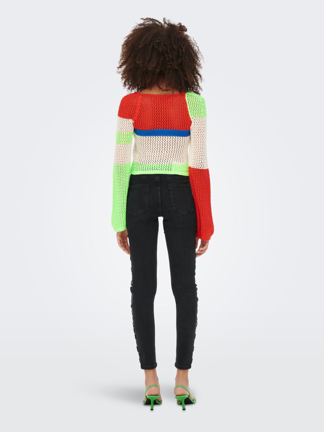 Squareneck Crochet Pullover