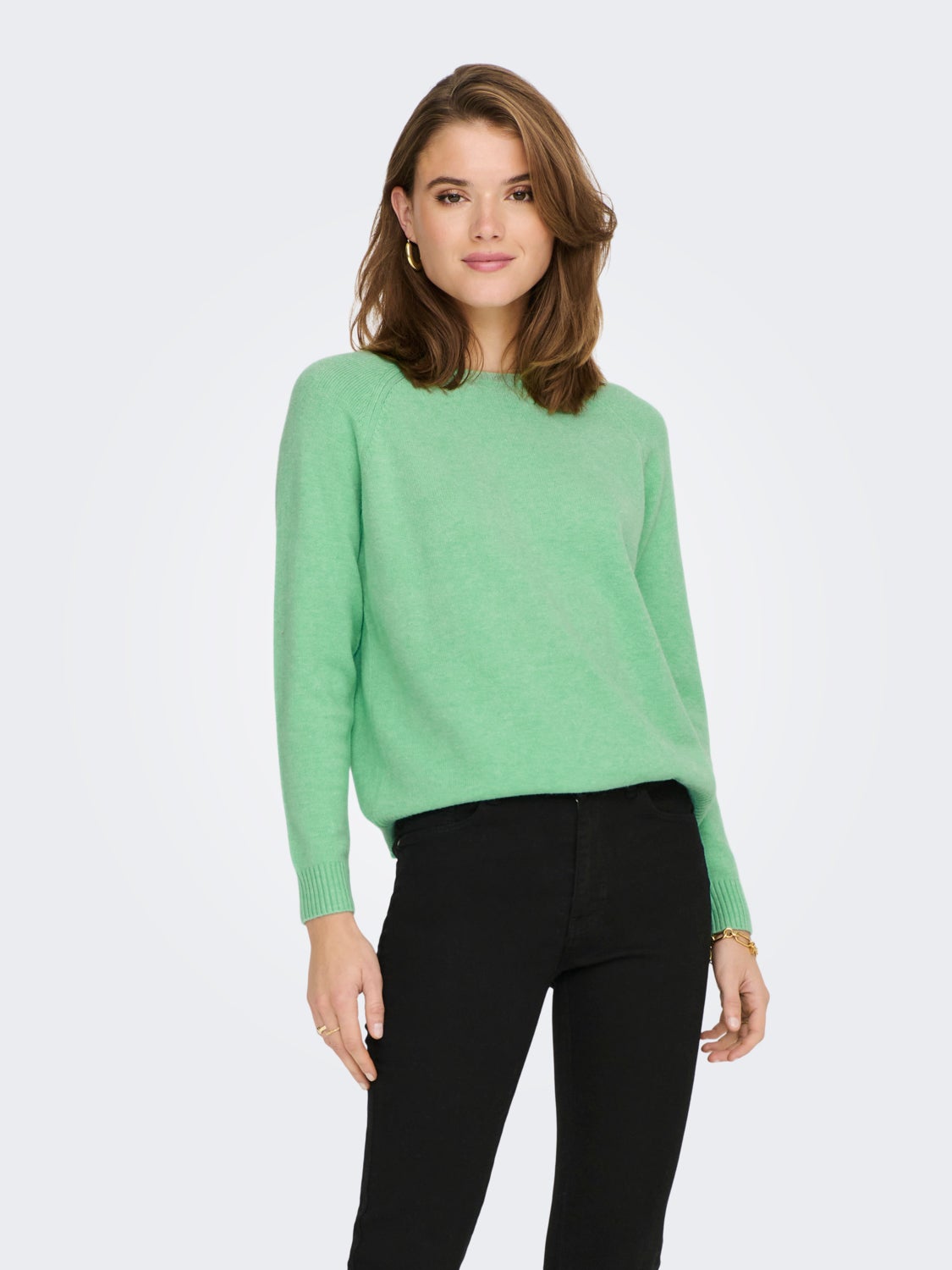 Solid colored Knitted Pullover