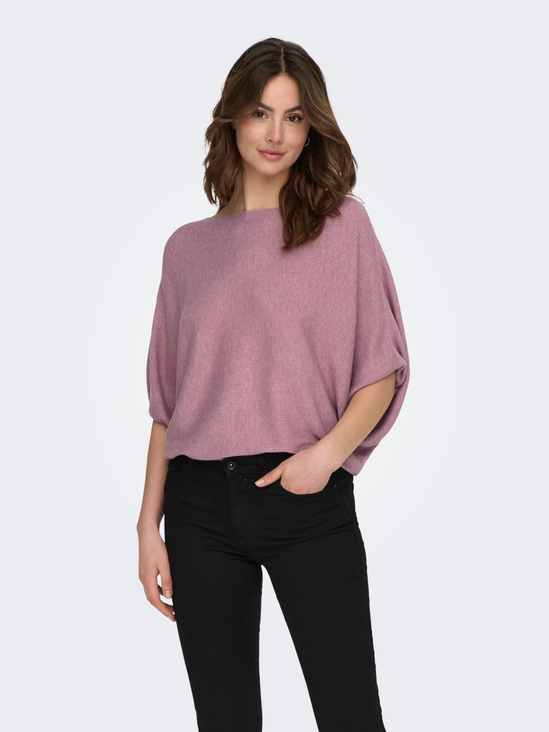 Batsleeve Knitted Pullover