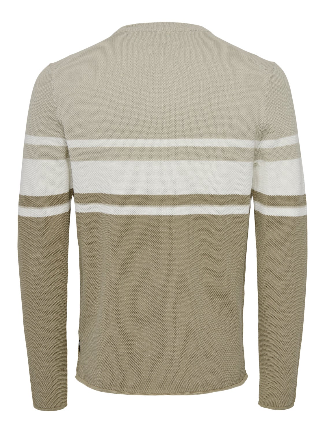 O-neck knitted pullover