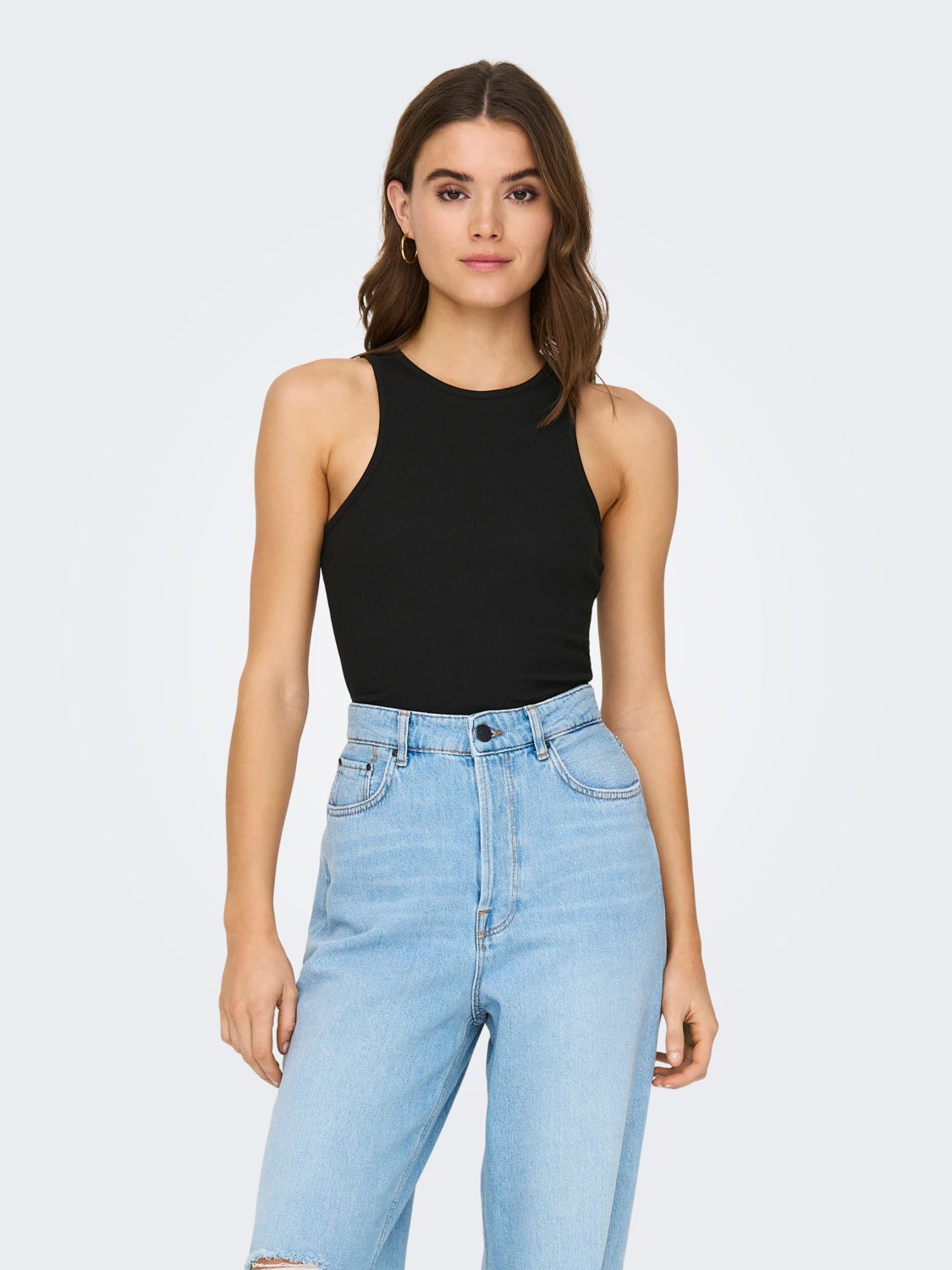 Regular Fit O-Neck Top