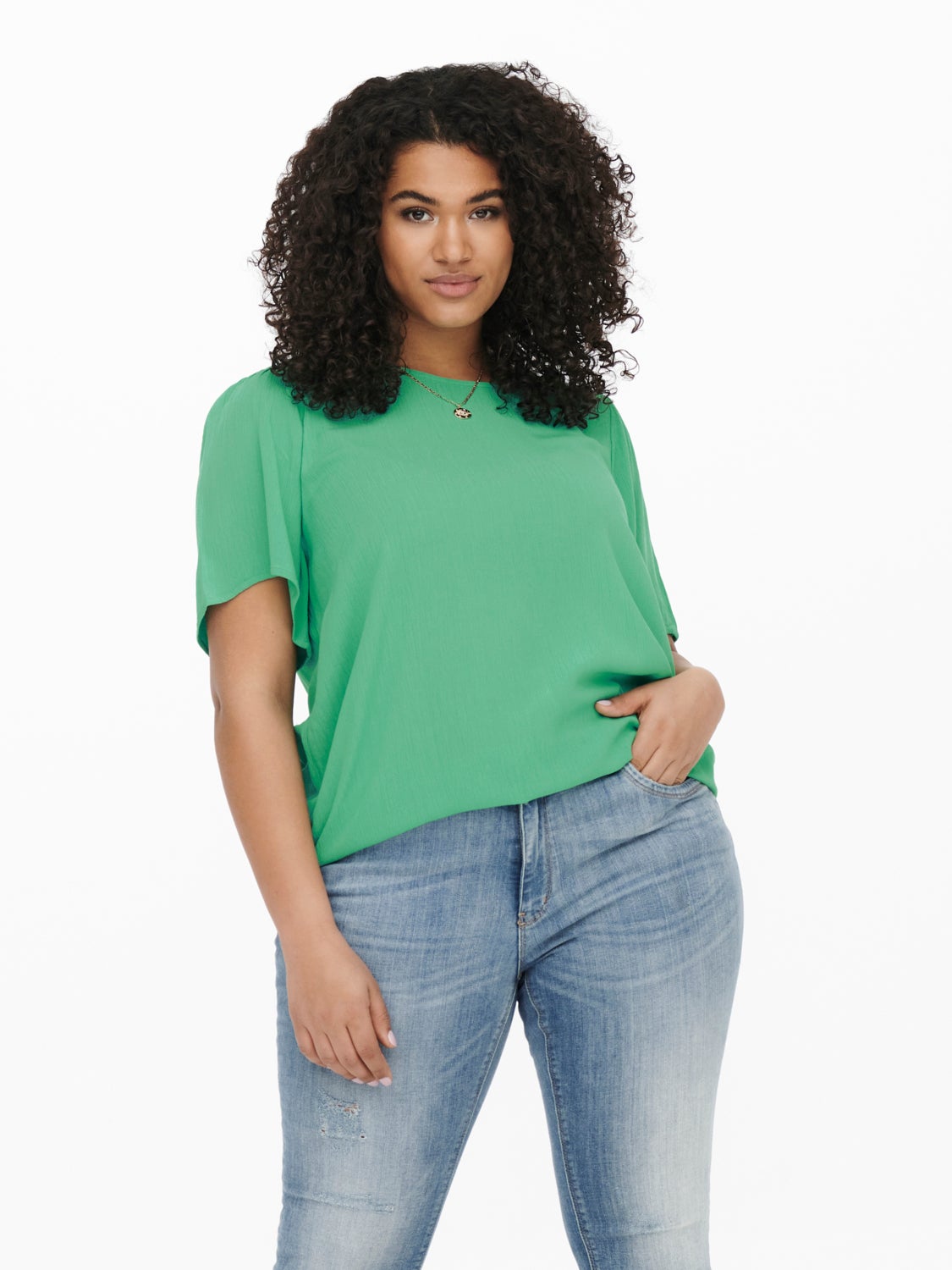 Curvy short sleeved Top