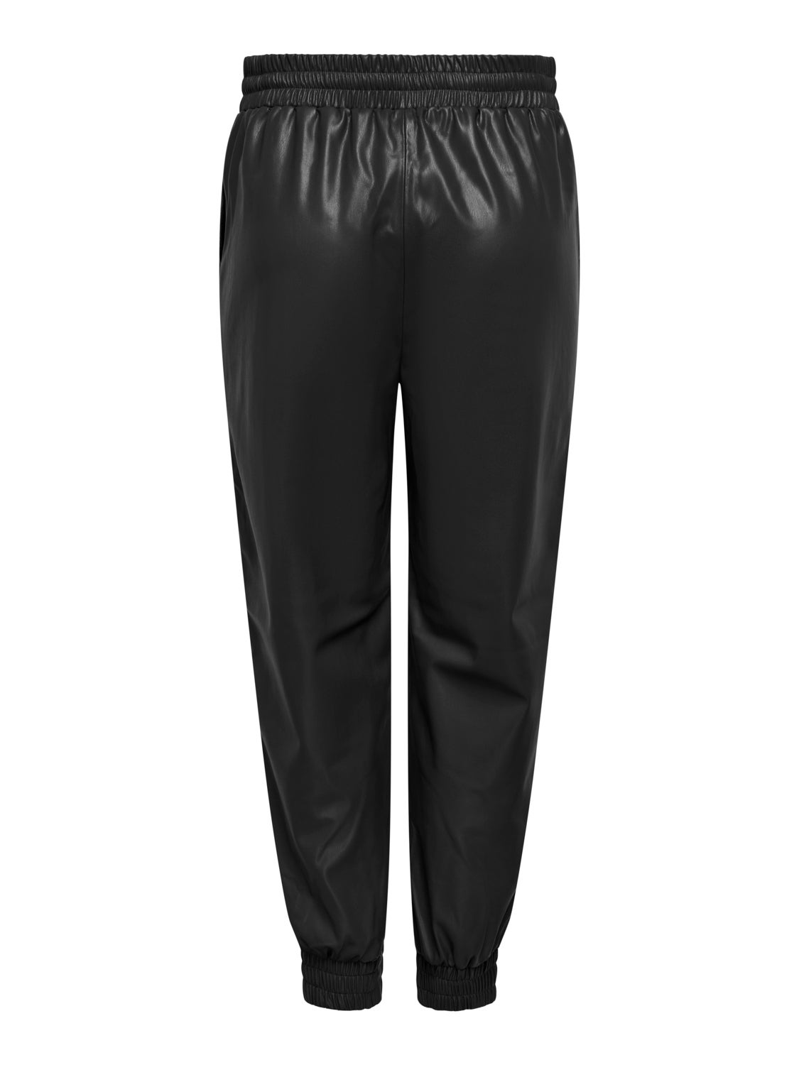 Petite coated trousers