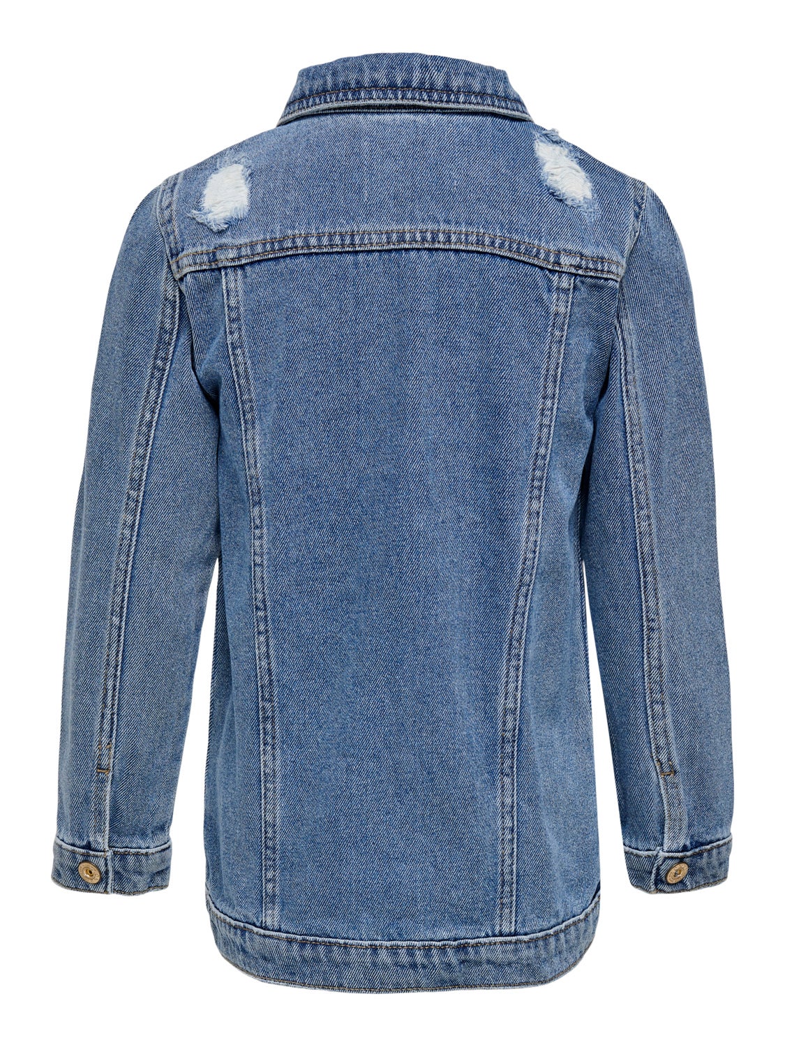 Long destroyed Denim jacket