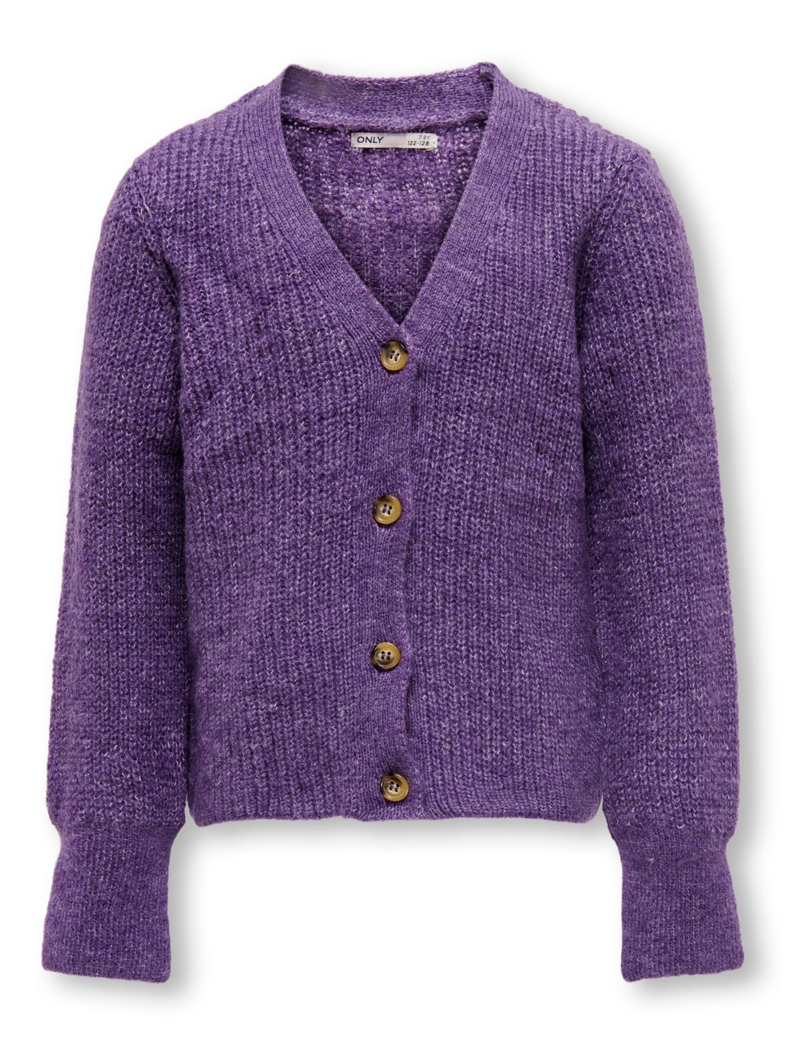 Knit cardigan with v-neck