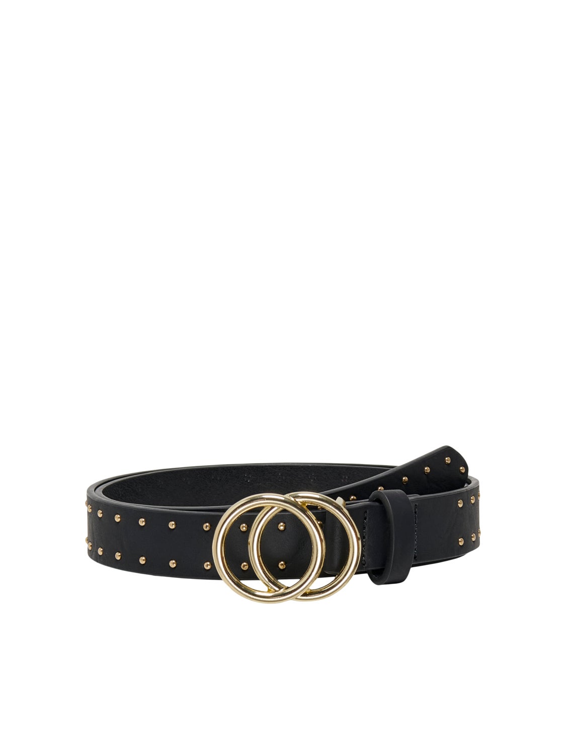 Faux leather belt