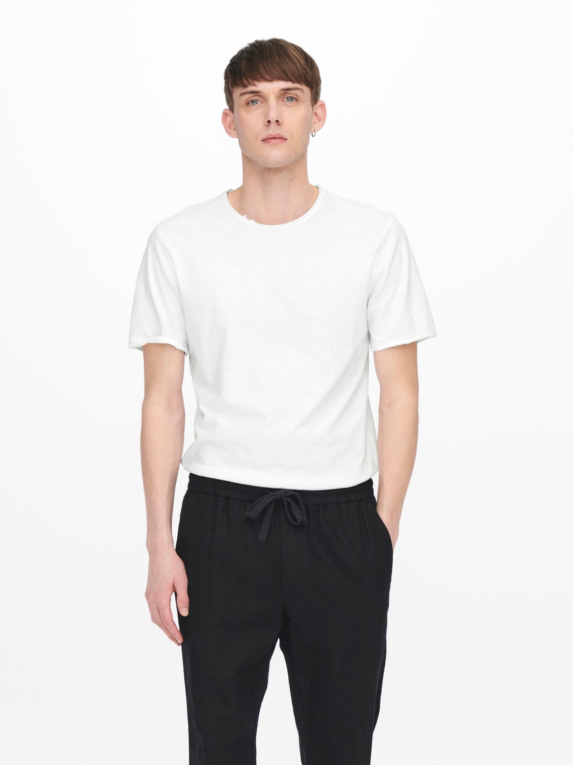 Basic o-hals t-shirt