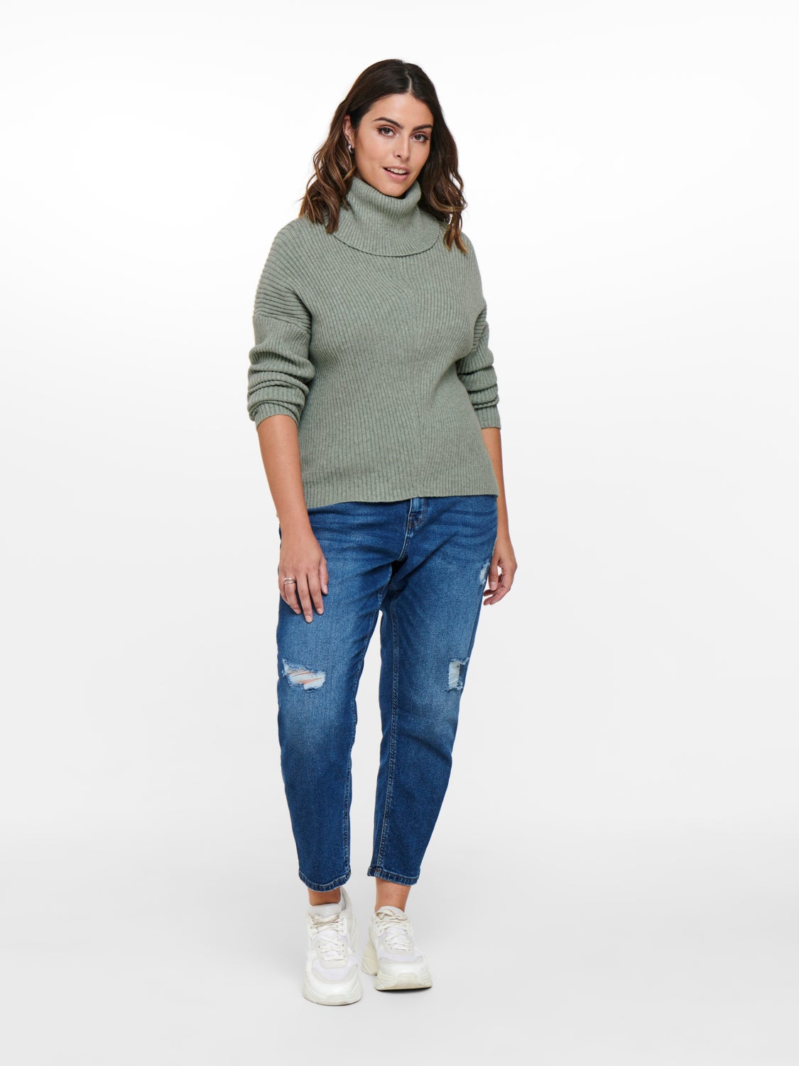 Curvy Roll neck Pullover