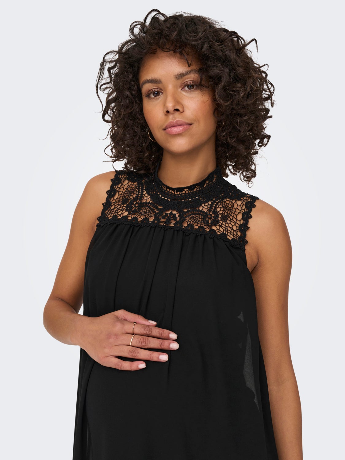 Mama lace detail dress