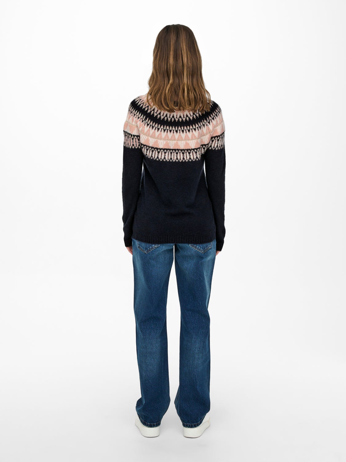 Mama patterned Knitted Pullover