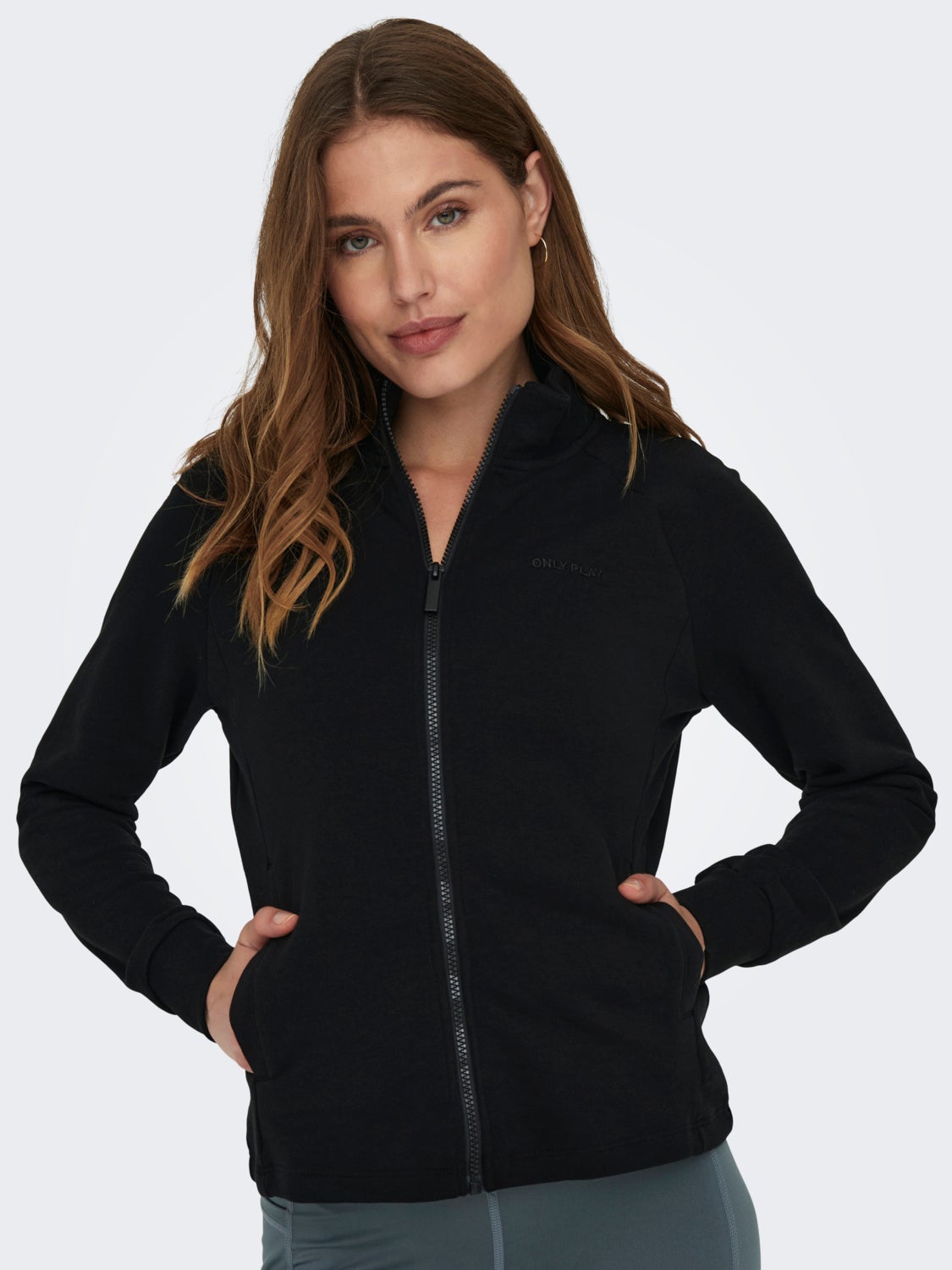 Sports zip cardigan