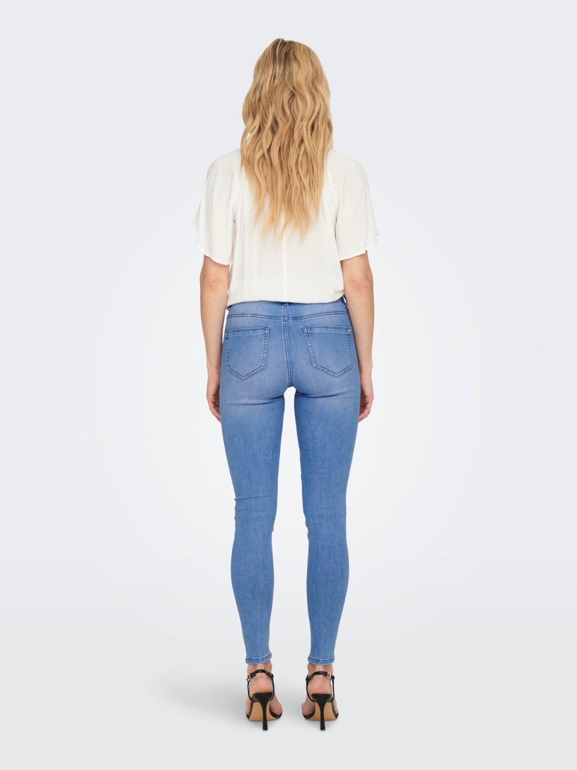 ONLWAUW MID SKINNY DNM BJ617