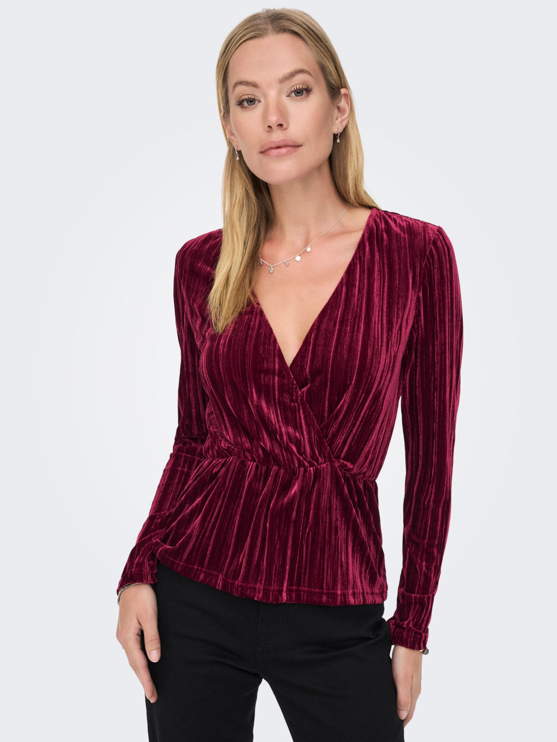 Wrap Long Sleeved Top