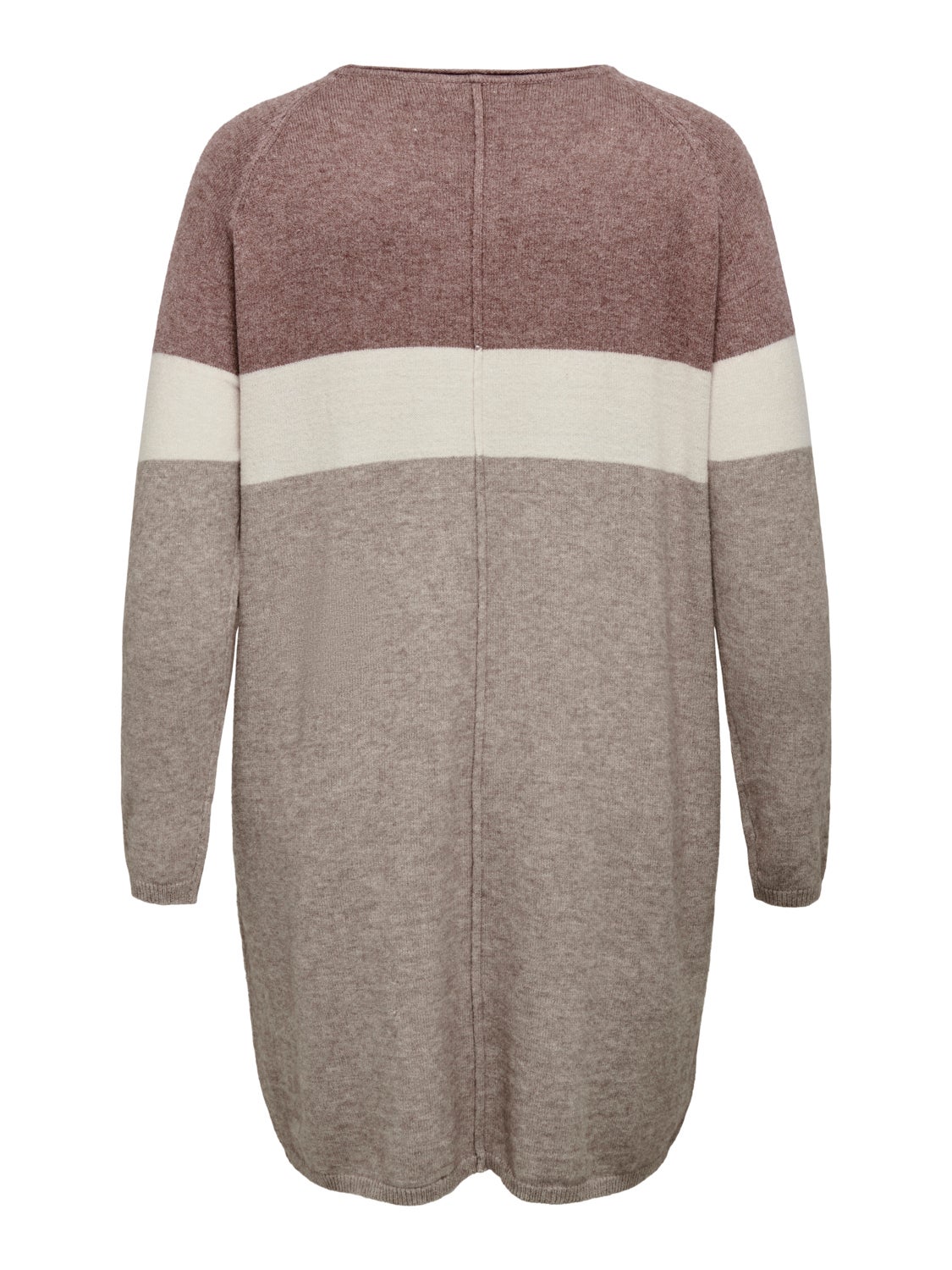 Curvy contrast Knitted Dress