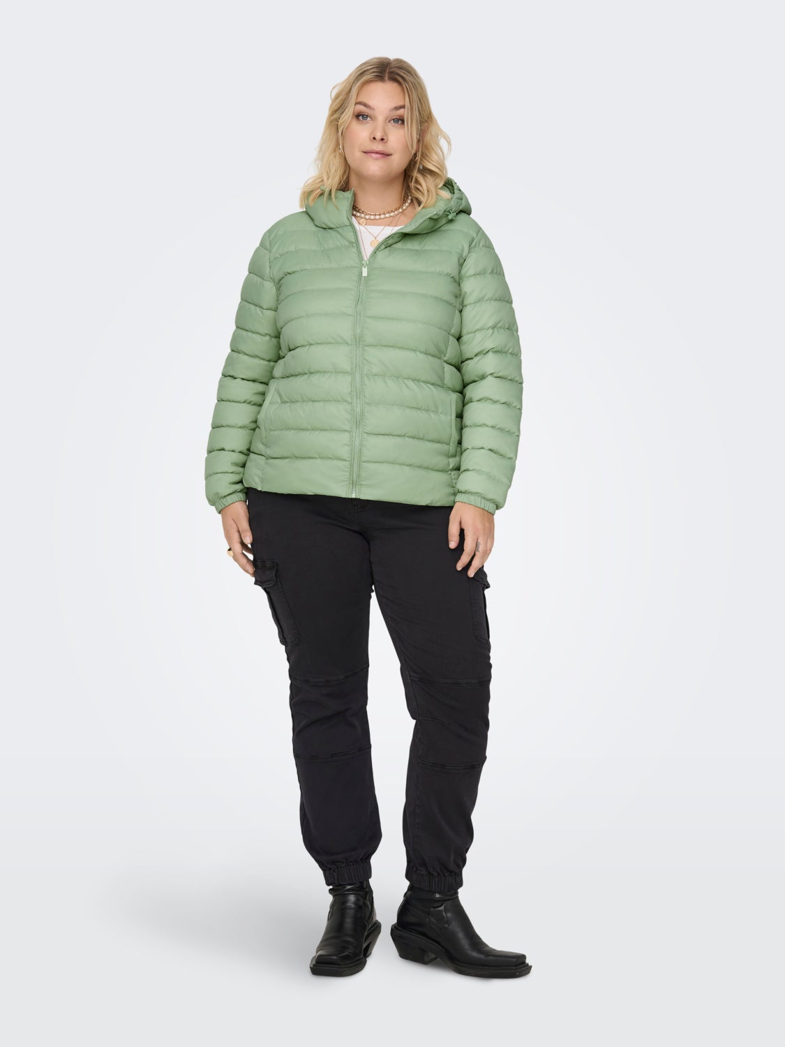 Curvy short Quilted jacket